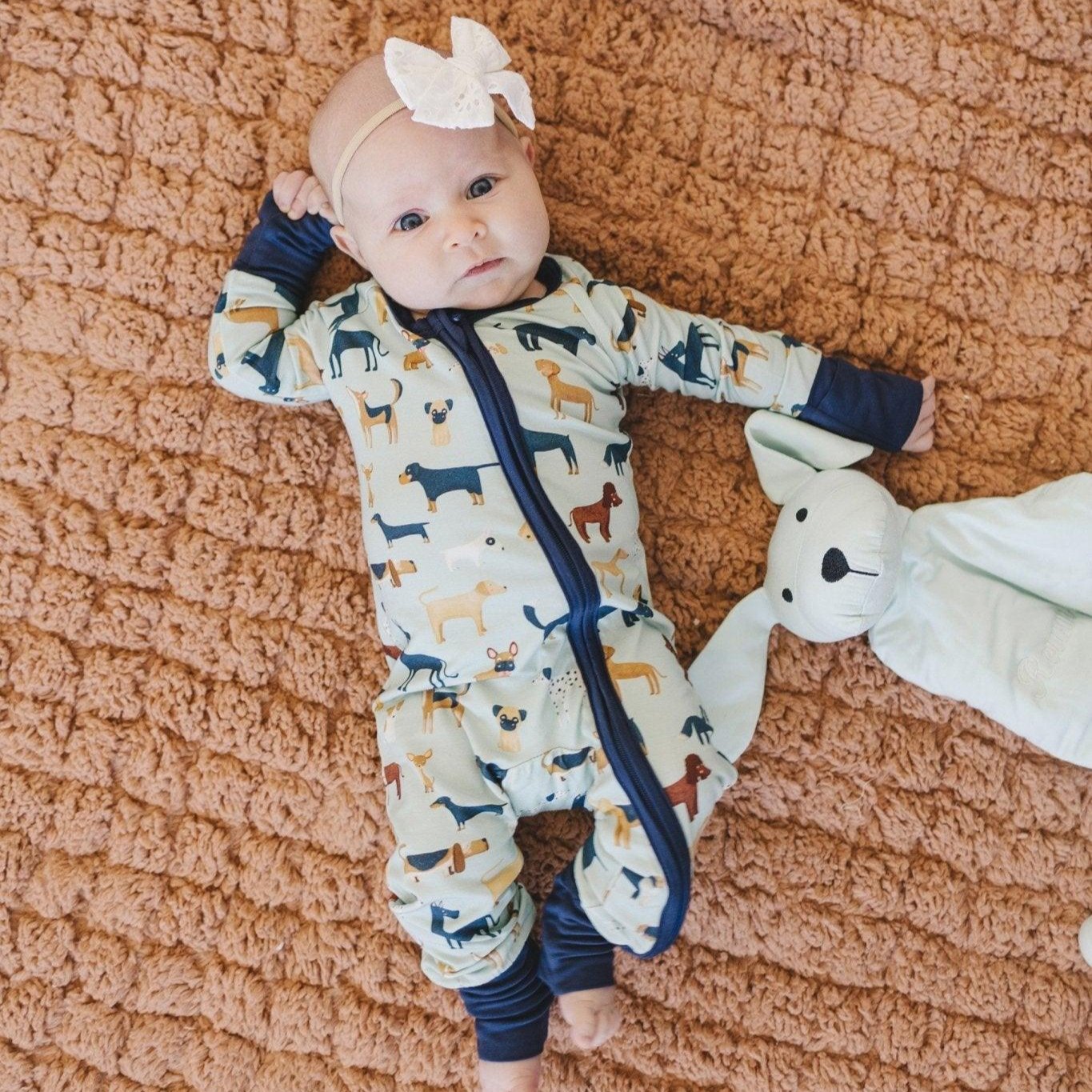 Custom Embroidered Cuddle Pup Bamboo Puppy Lovey