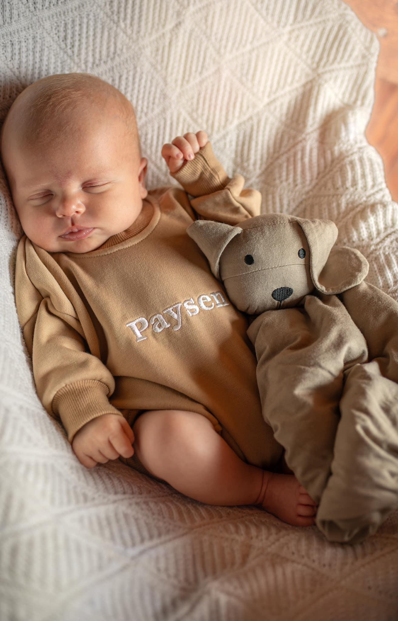 Custom Embroidered Cuddle Pup Bamboo Puppy Lovey