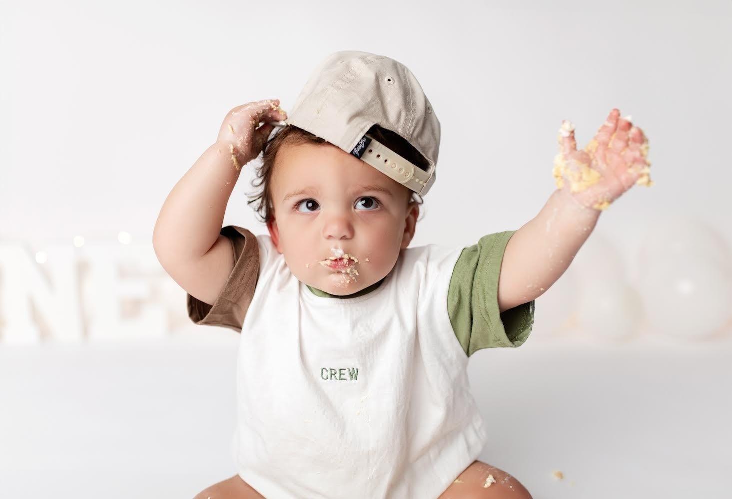 Custom Embroidered Colorblock T-Shirt Romper