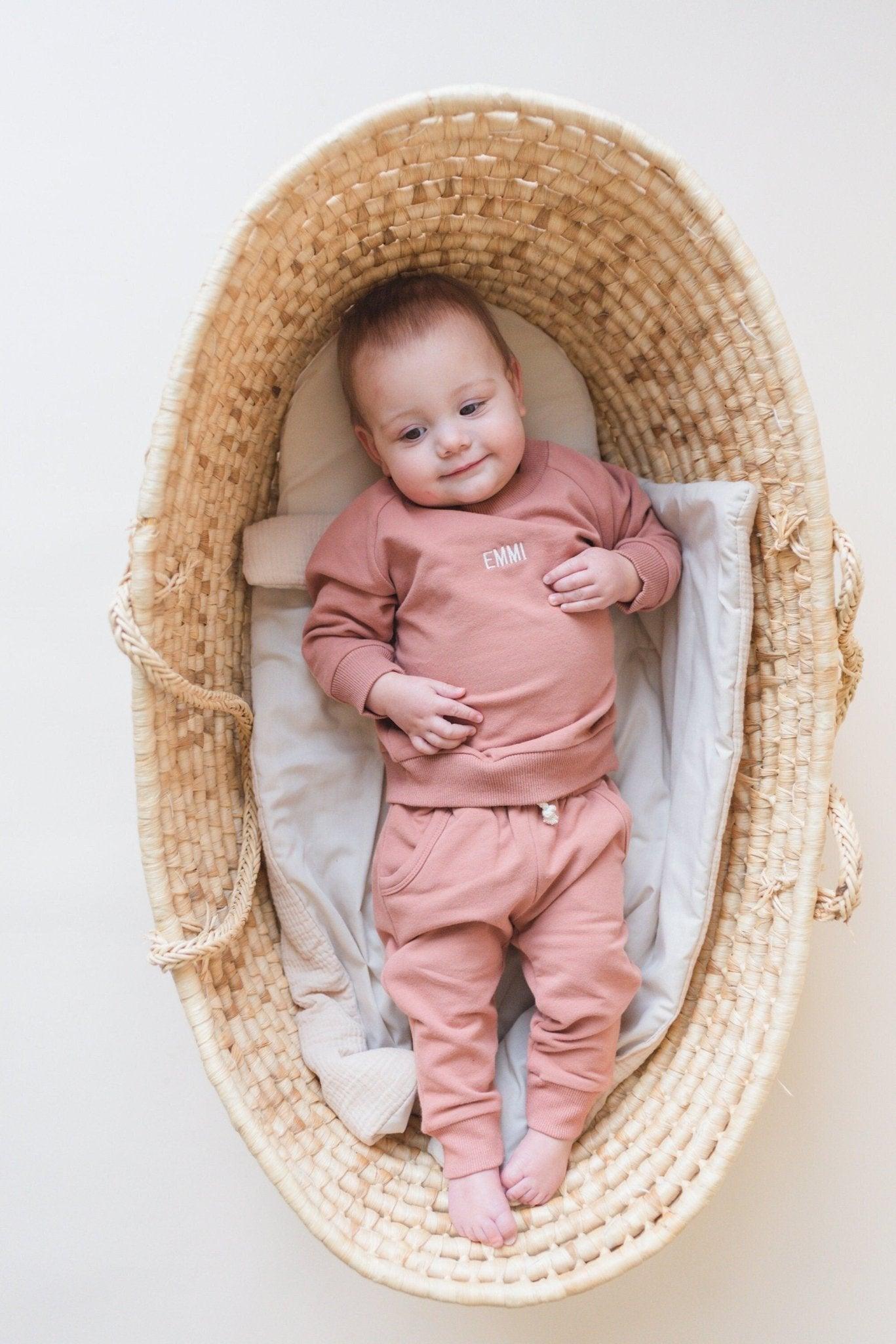 Custom Embroidered Organic Cotton Sweatsuit