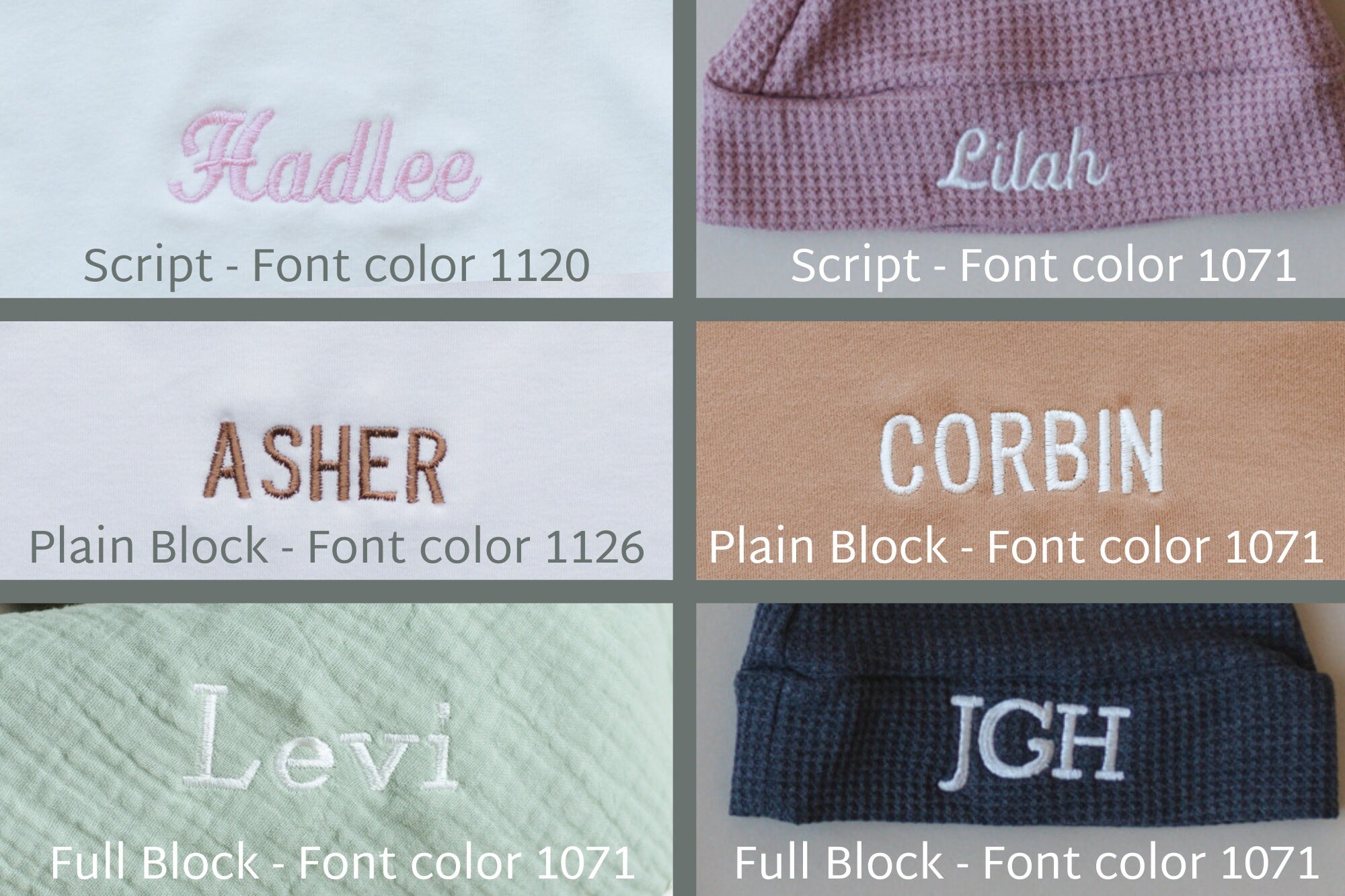 Custom Embroidered Waffle Knit Shorts Set - more colors