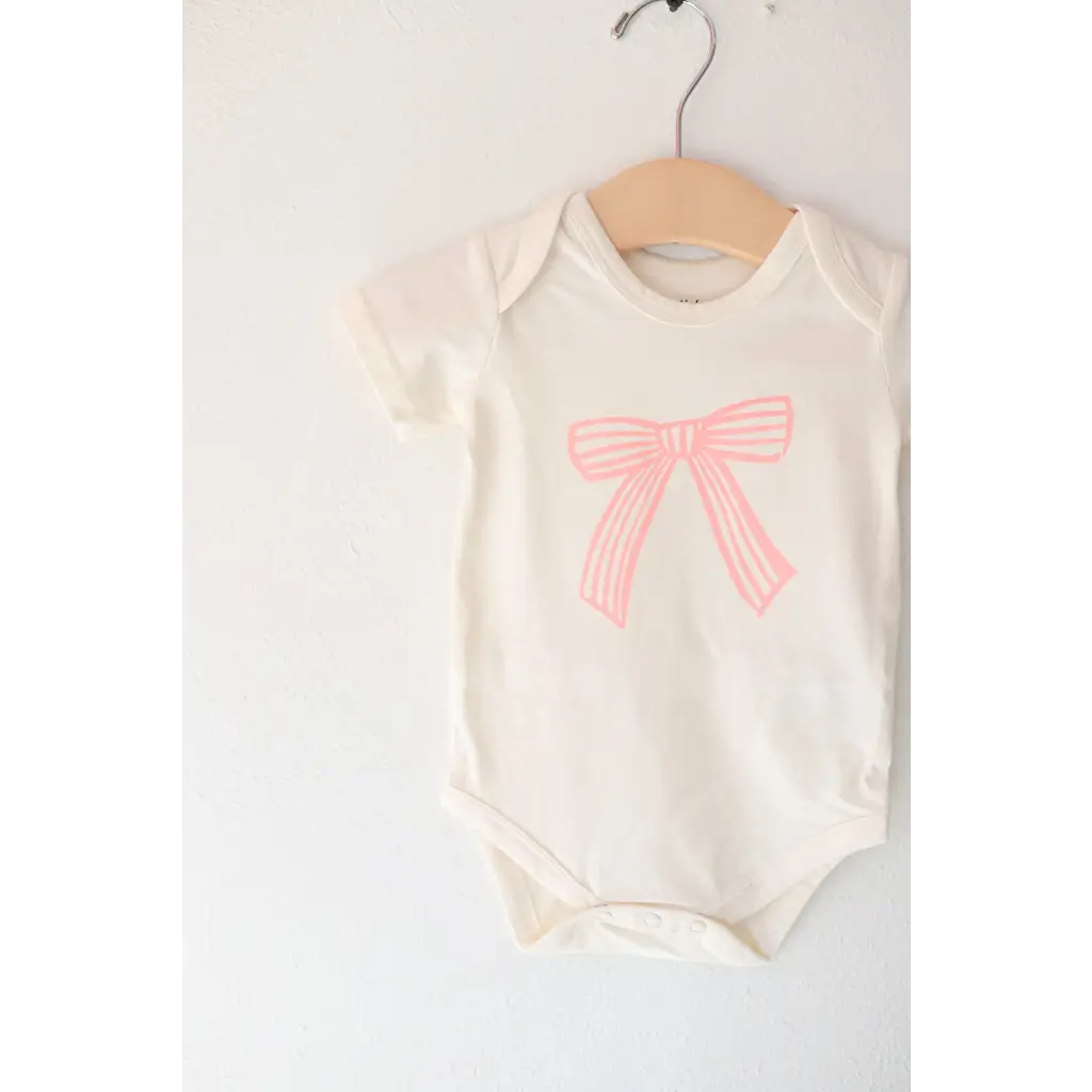 Cutesy Bow Baby Onesie
