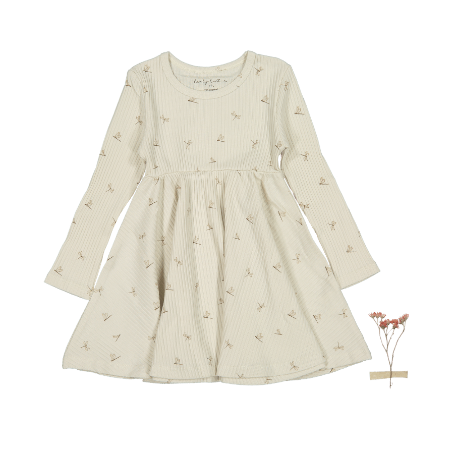 The Printed Long Sleeve Dress - Dragonfly Long Sleeve Dress Lovely Littles