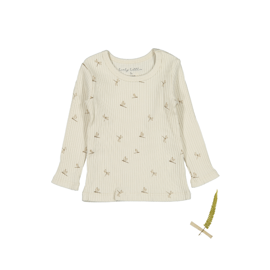 The Printed Long Sleeve Tee - Dragonfly Long Sleeve Tee Lovely Littles