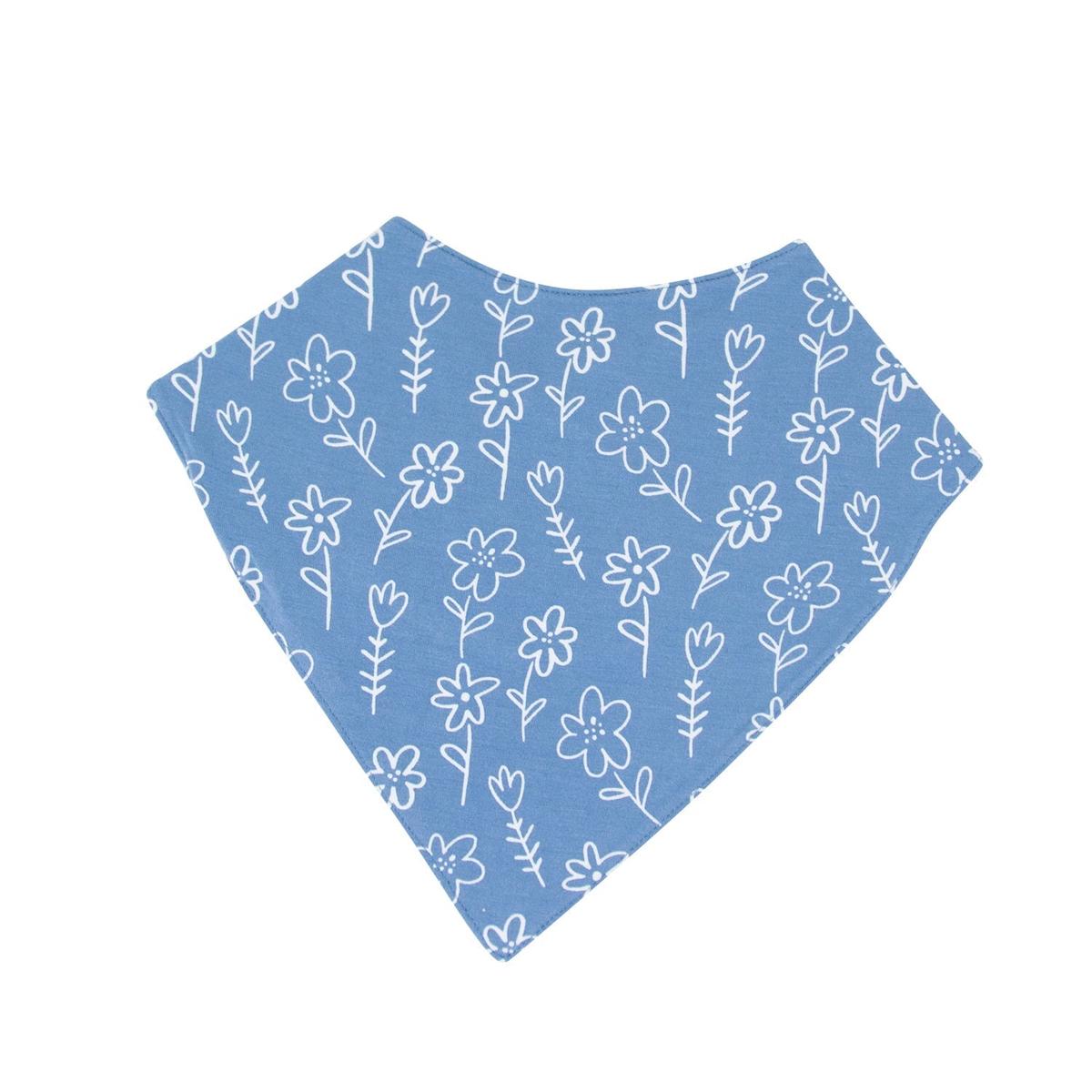 Baby Bib - Blue Doodle
