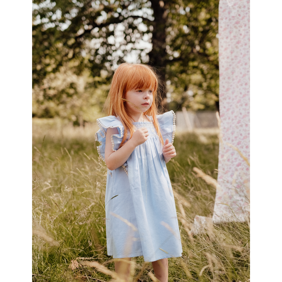 Martine Dress - Light Blue