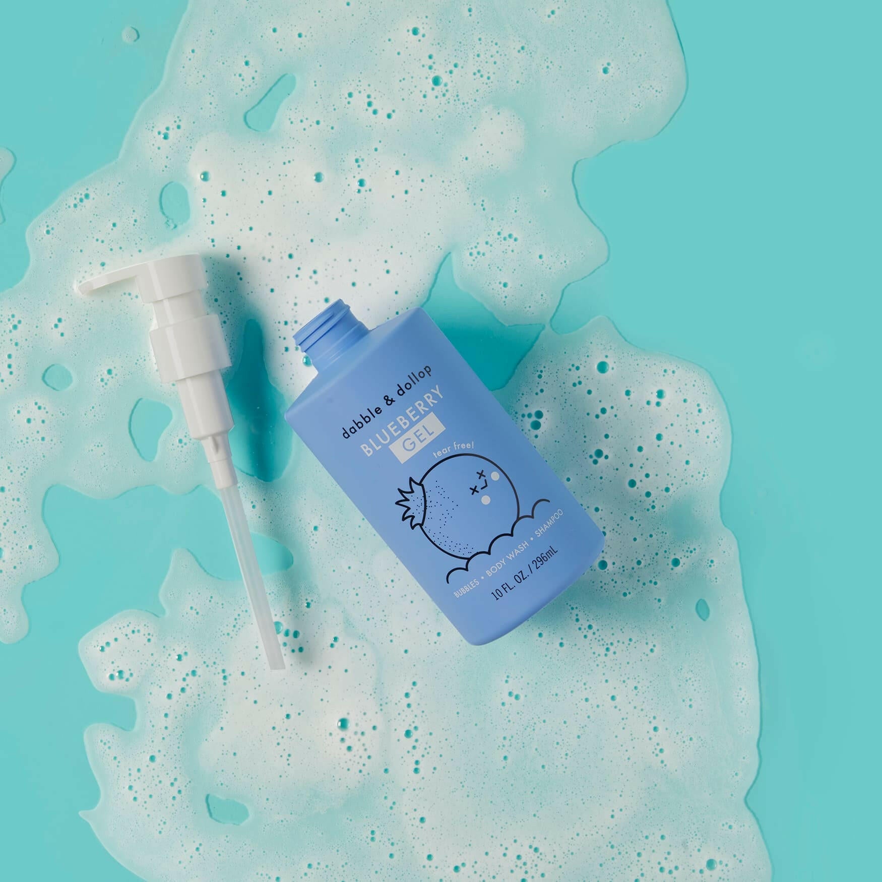 Shampoo & Body Wash - Blueberry Single Bottle Dabble & Dollop
