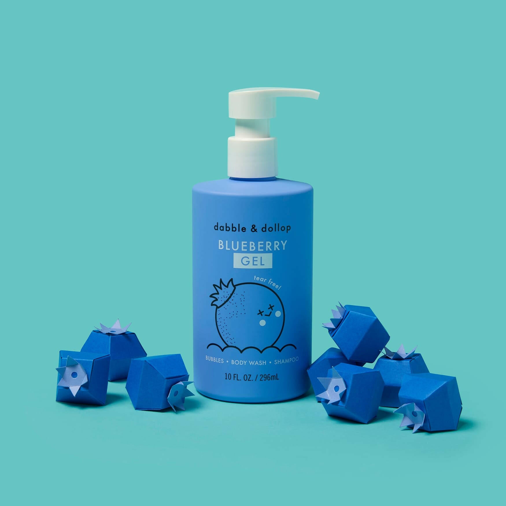 Shampoo & Body Wash - Blueberry Single Bottle Dabble & Dollop