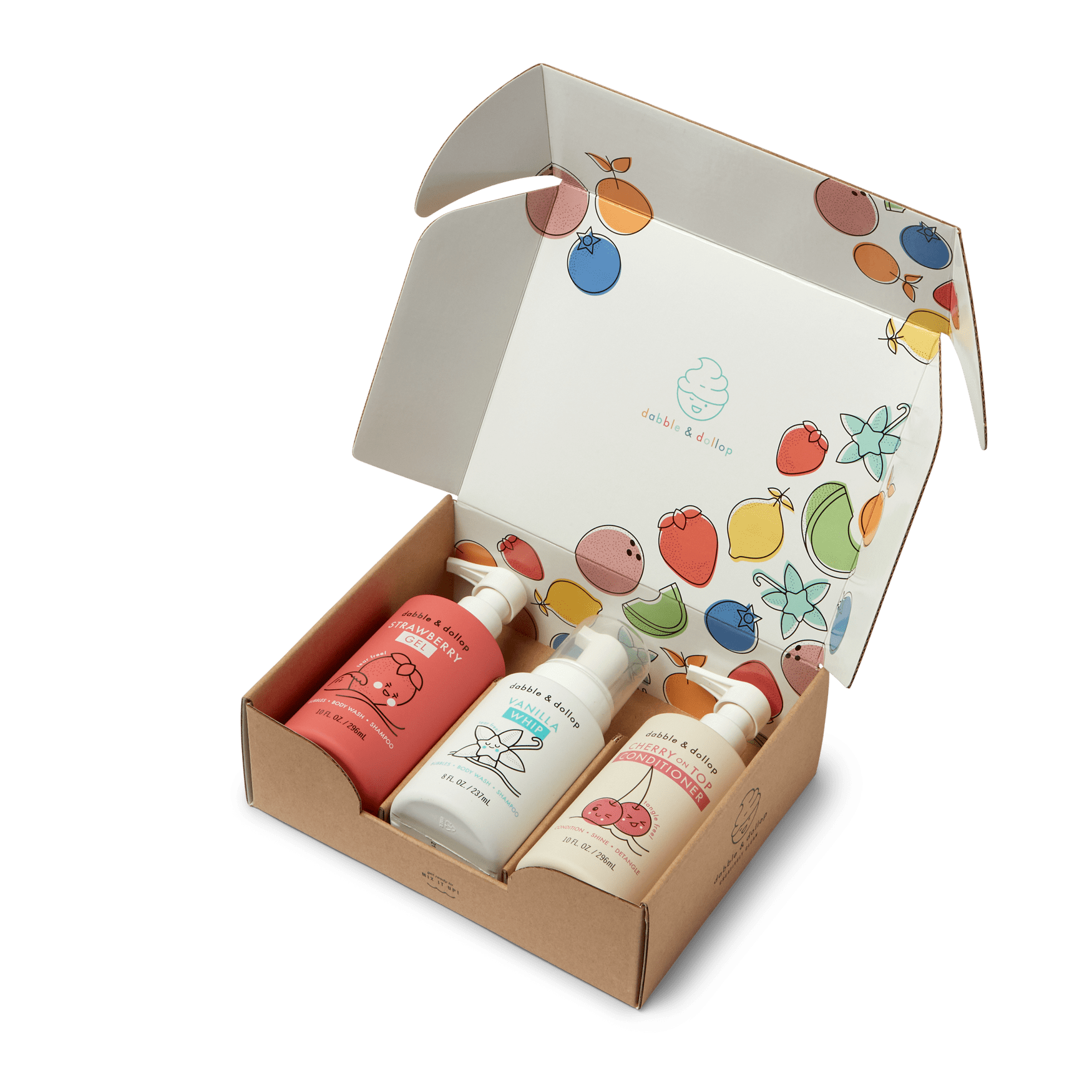 Cherry Berry Bath Set Bundles Dabble & Dollop