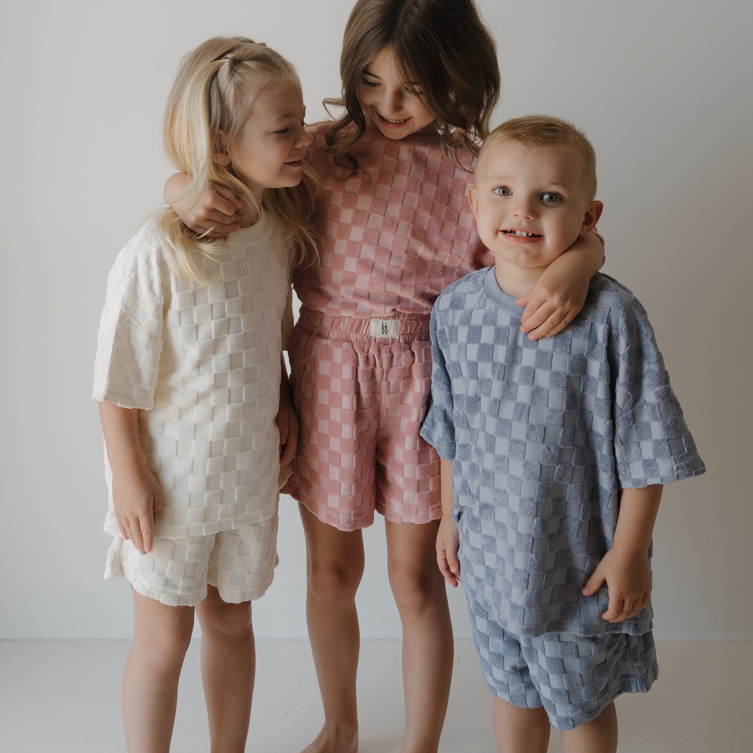 Child Terry Short Set | Sea Pink
