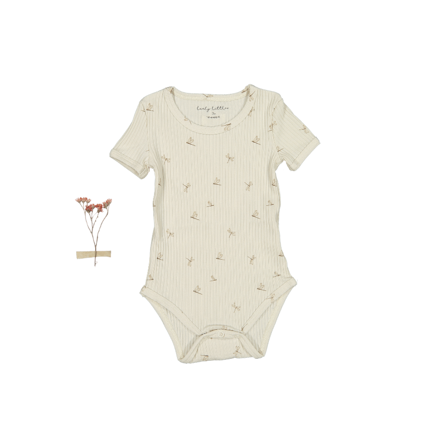 The Printed Short Sleeve Onesie - Dragonfly Short Sleeve Onesie Lovely Littles