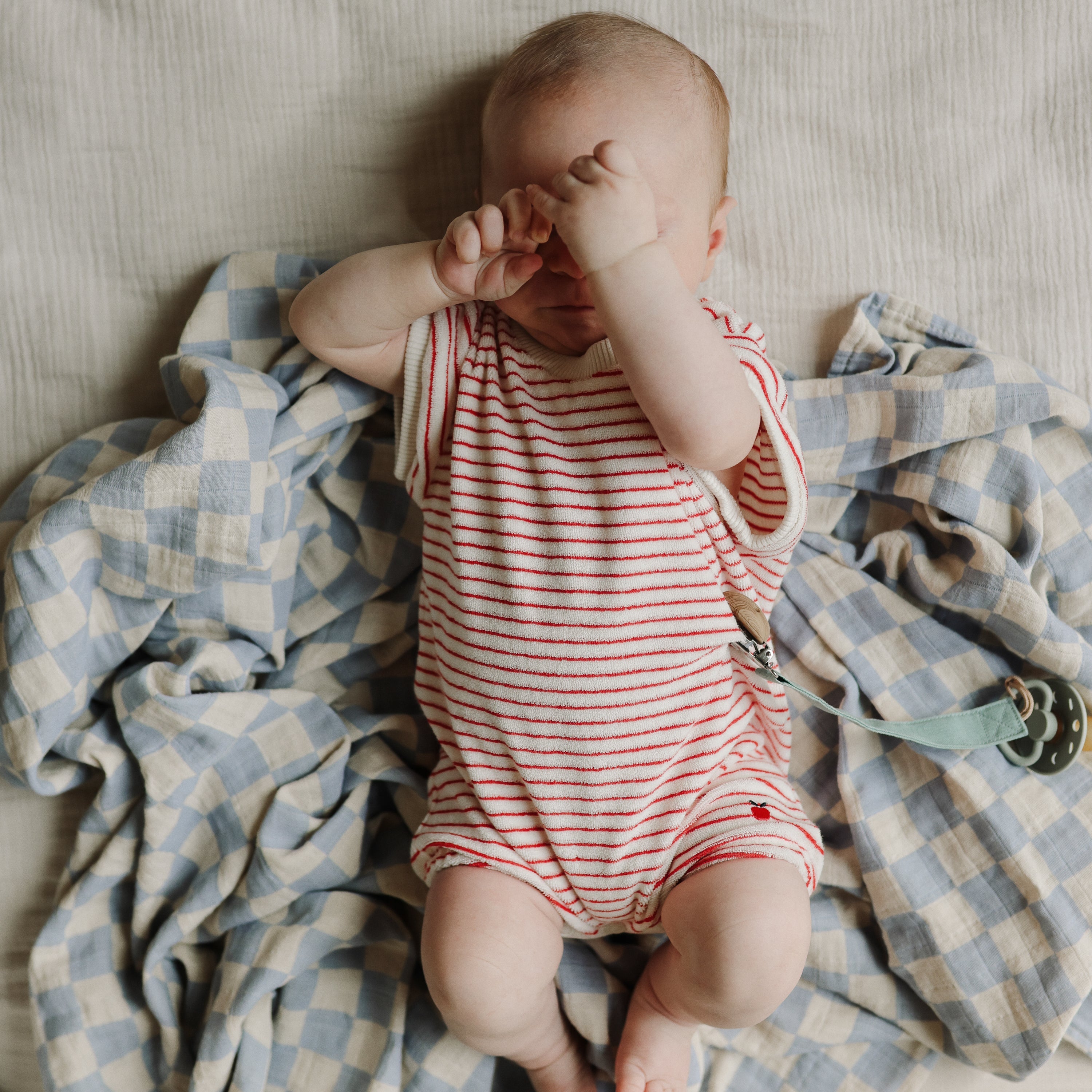 Organic Cotton Muslin Swaddle Blanket