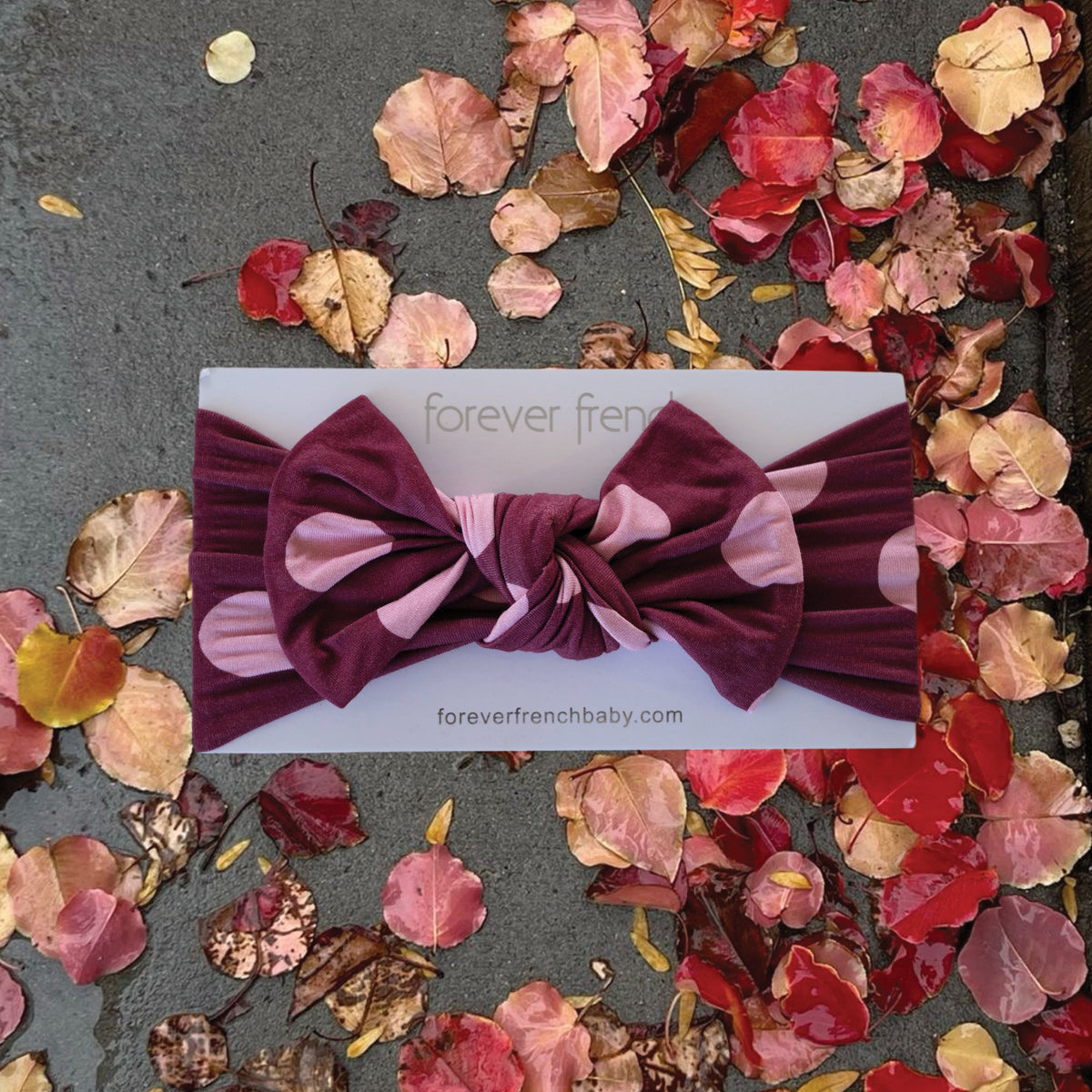 Bamboo Head Wrap | Heather Rose Dot