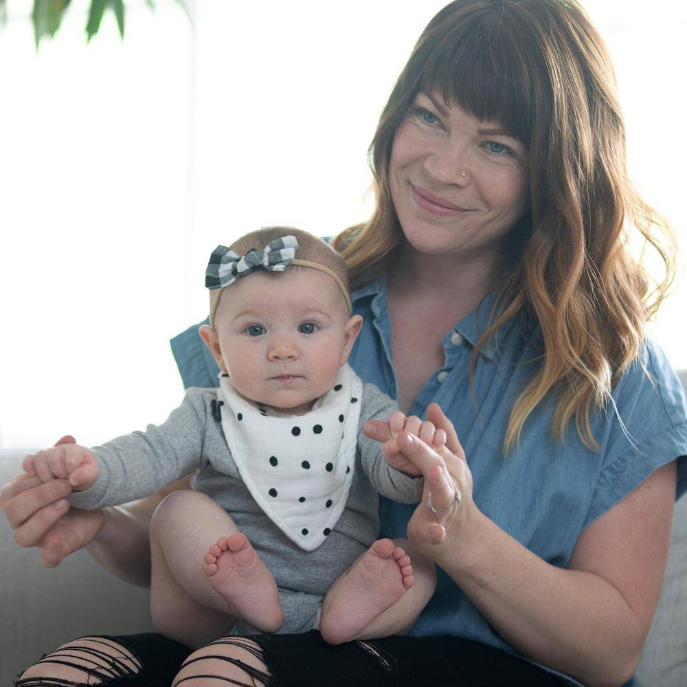 Dottie Oh So Soft Muslin Bandana Bib Bib Bebe au Lait