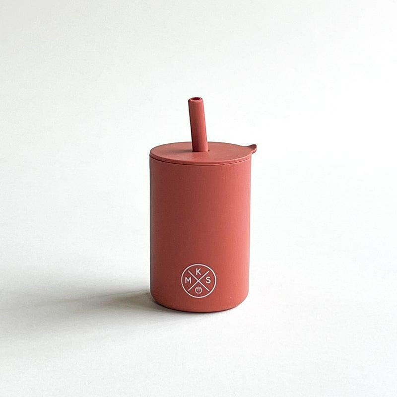 Drinking cup with straw - Brick Drinking cup MKS Miminoo