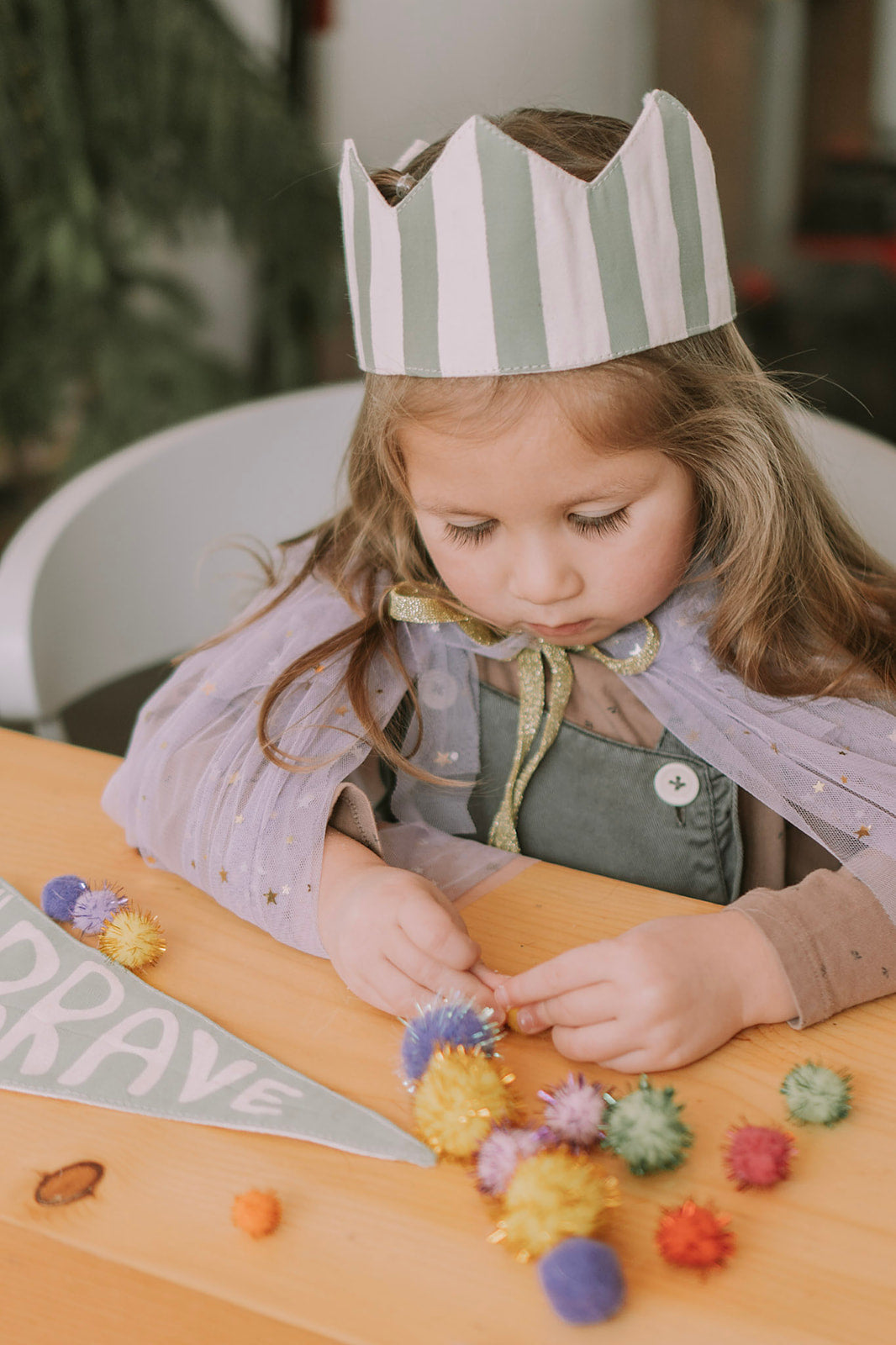 Brave Canvas Crown | Handmade Kids’ Dress-Up Crown