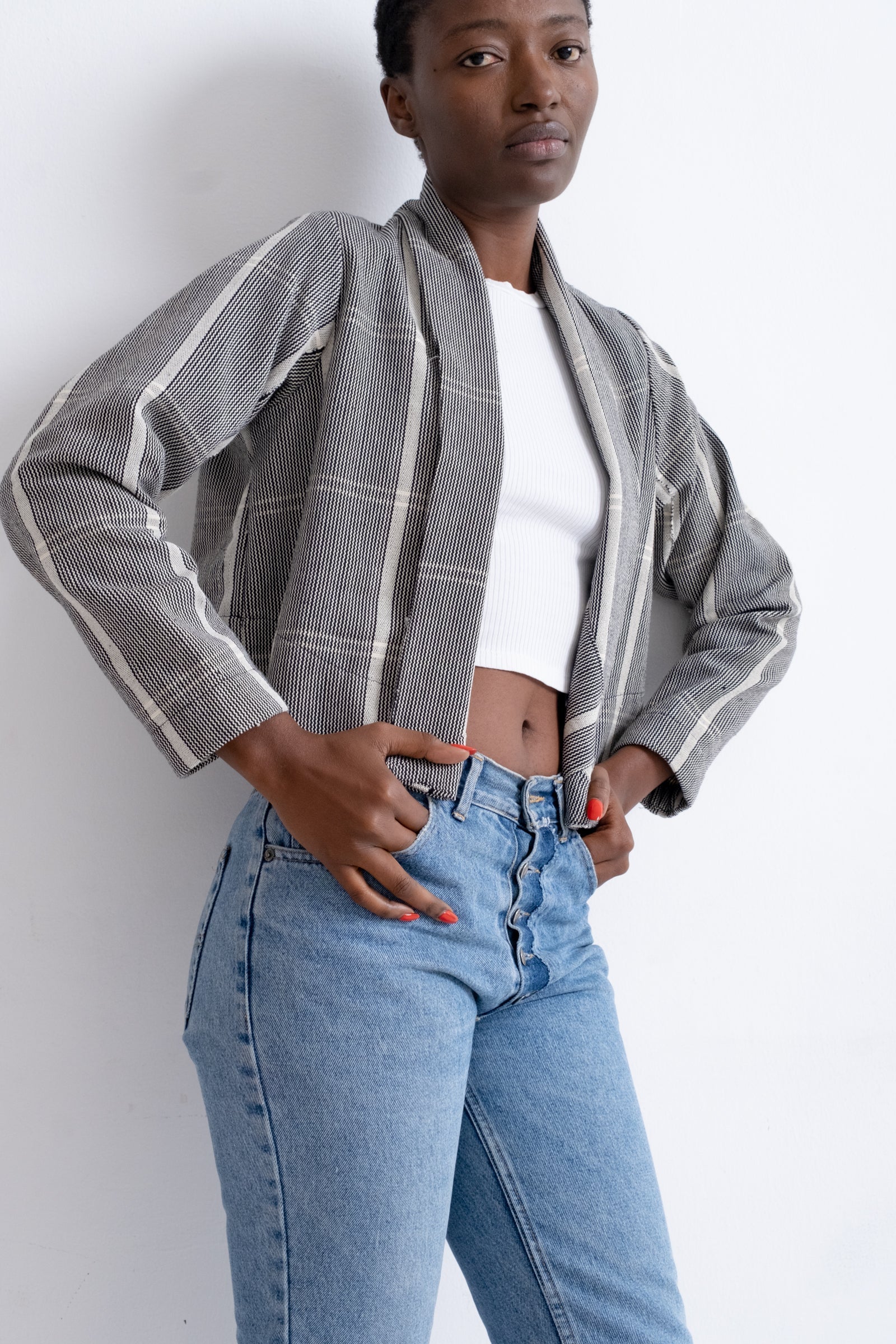 Abiba Jacket - Guinea Fowl