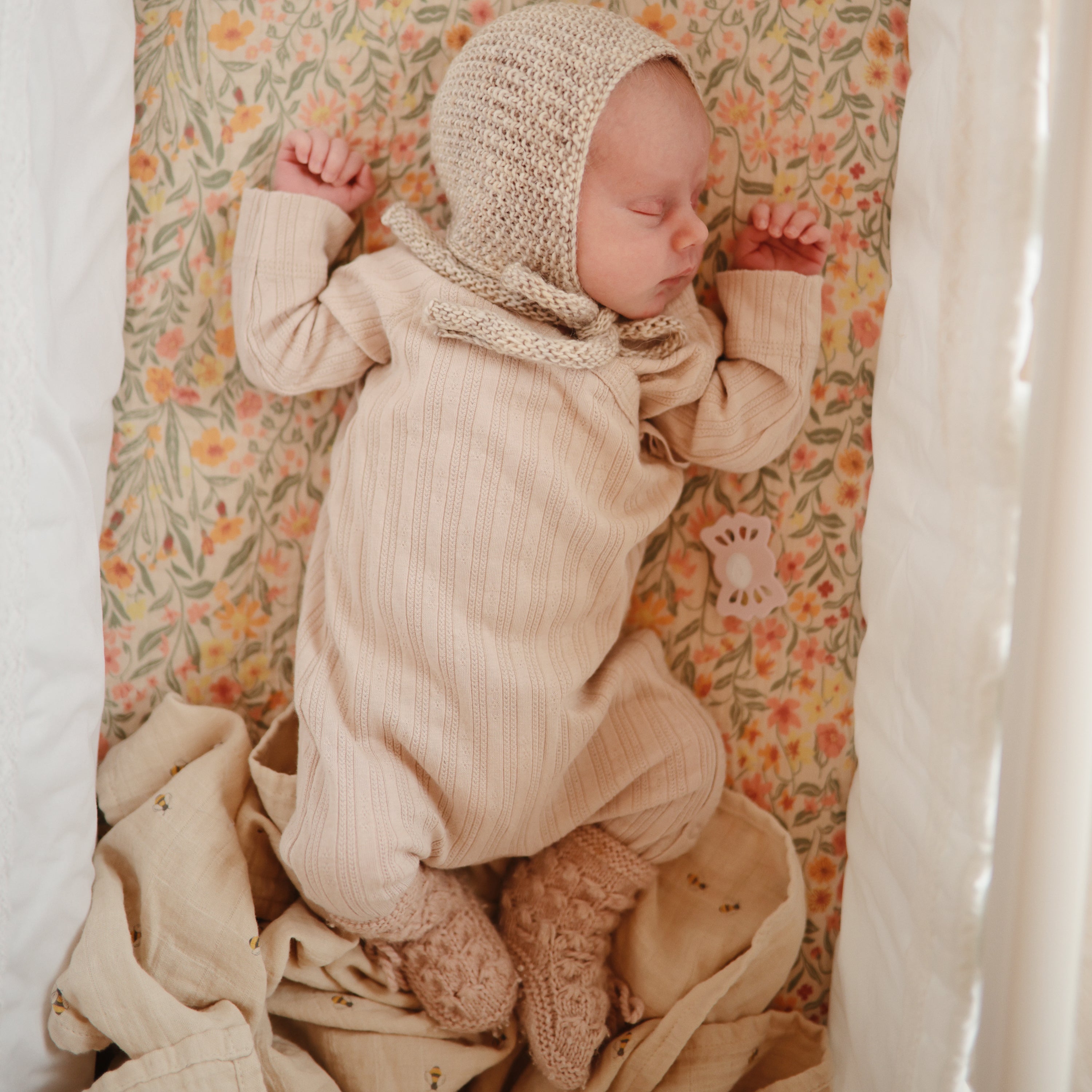 Mini Muslin Crib Sheet mini crib sheet Mushie