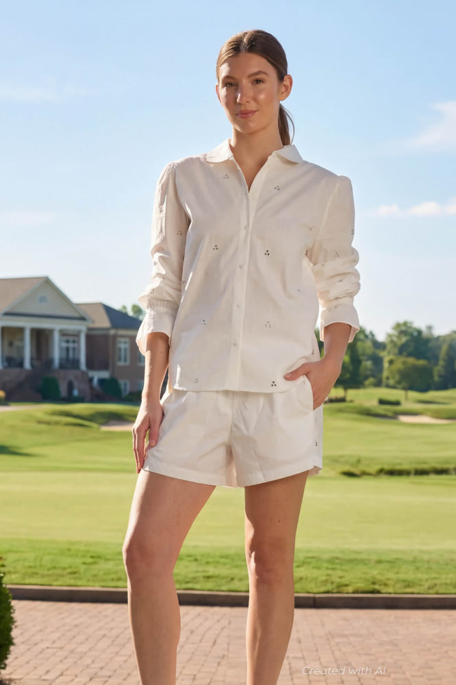 Eleanor Top - White