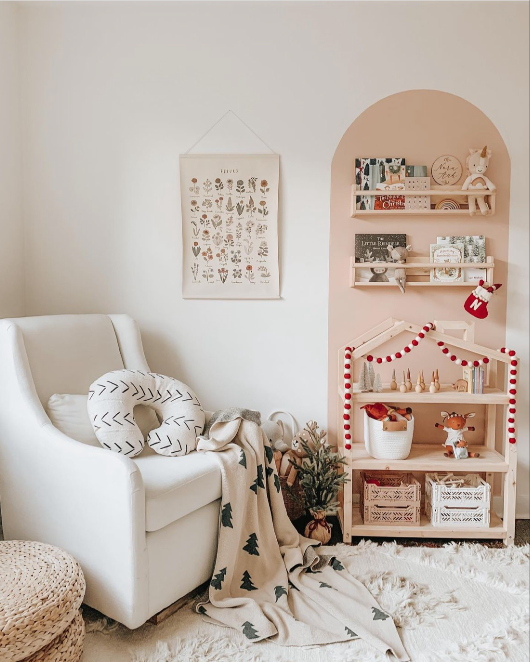 Aidan Wooden House Shelf Furniture Ellie & Becks Co.