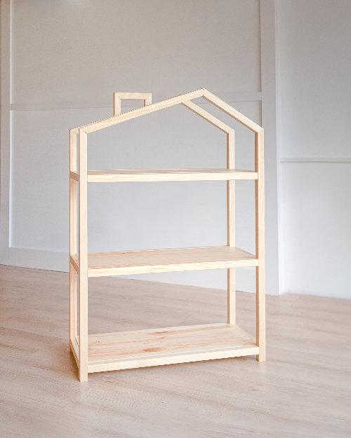 Aidan Wooden House Shelf Furniture Ellie & Becks Co.