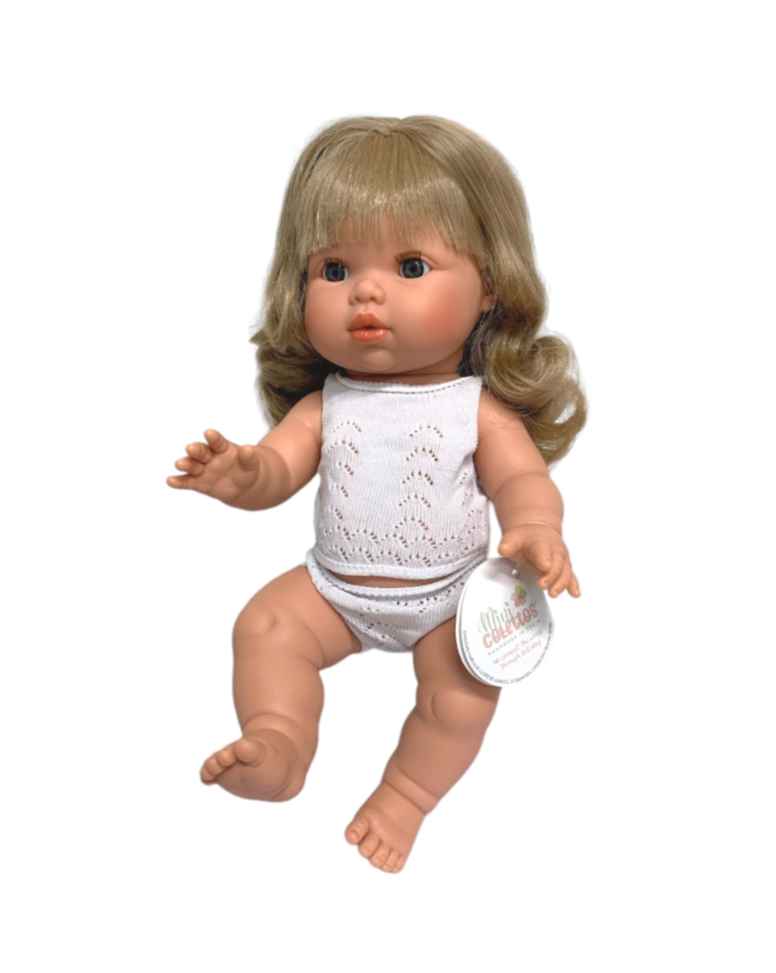 White Pajama Set for Dolls Doll Clothes Ellie & Becks Co.