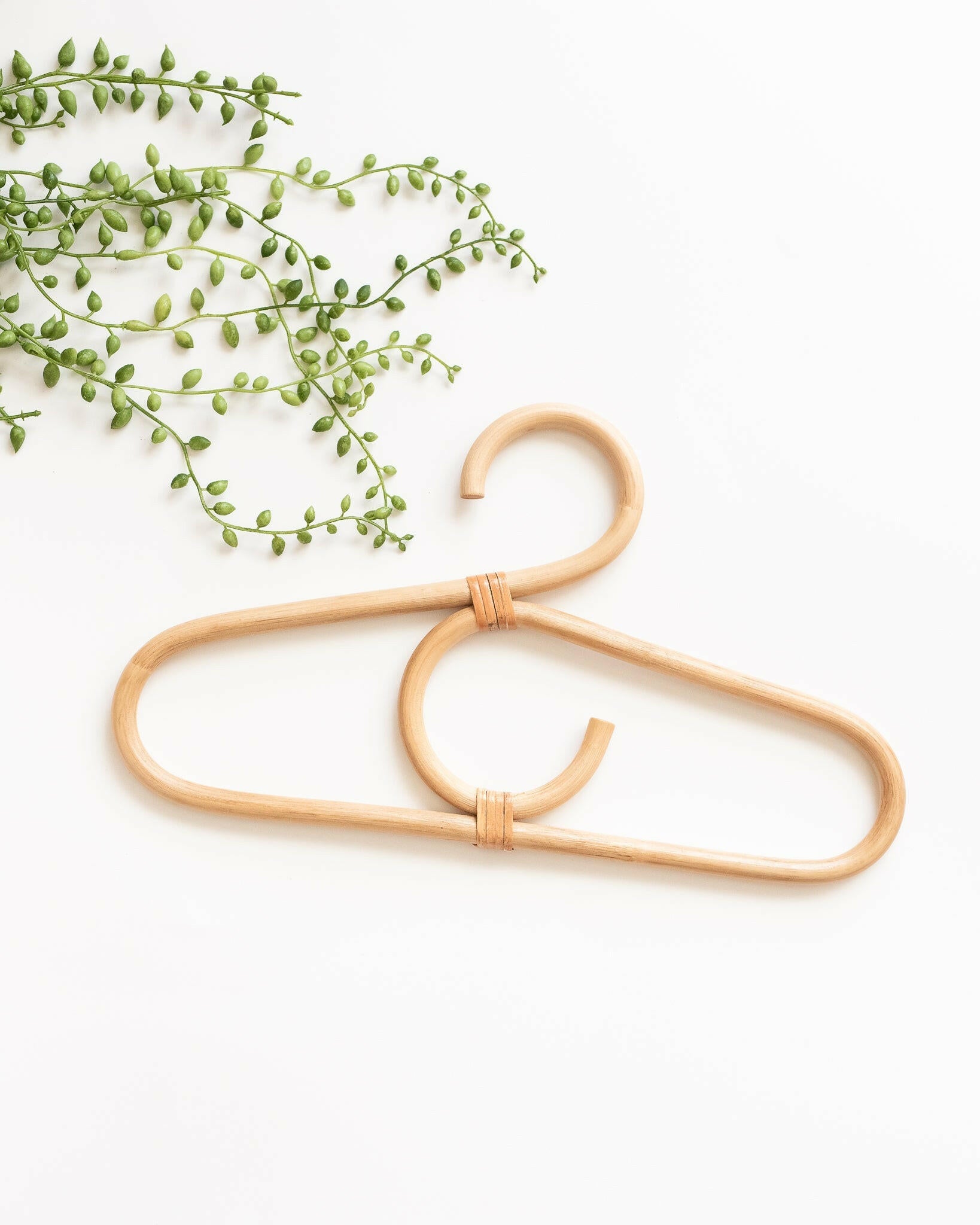 Rattan Childrens Hangers Organization Ellie & Becks Co.