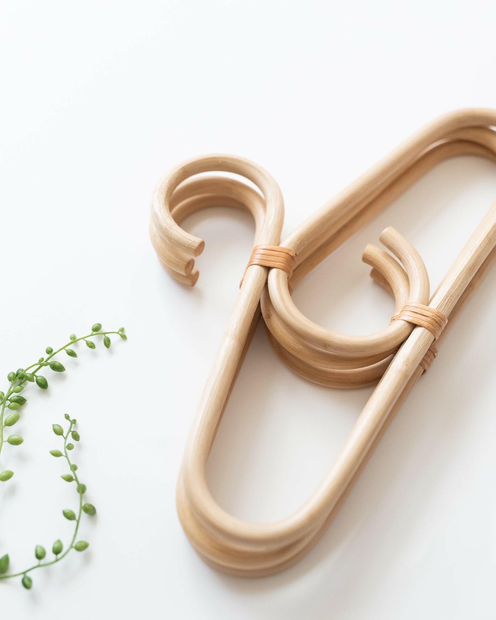 Rattan Childrens Hangers Organization Ellie & Becks Co.