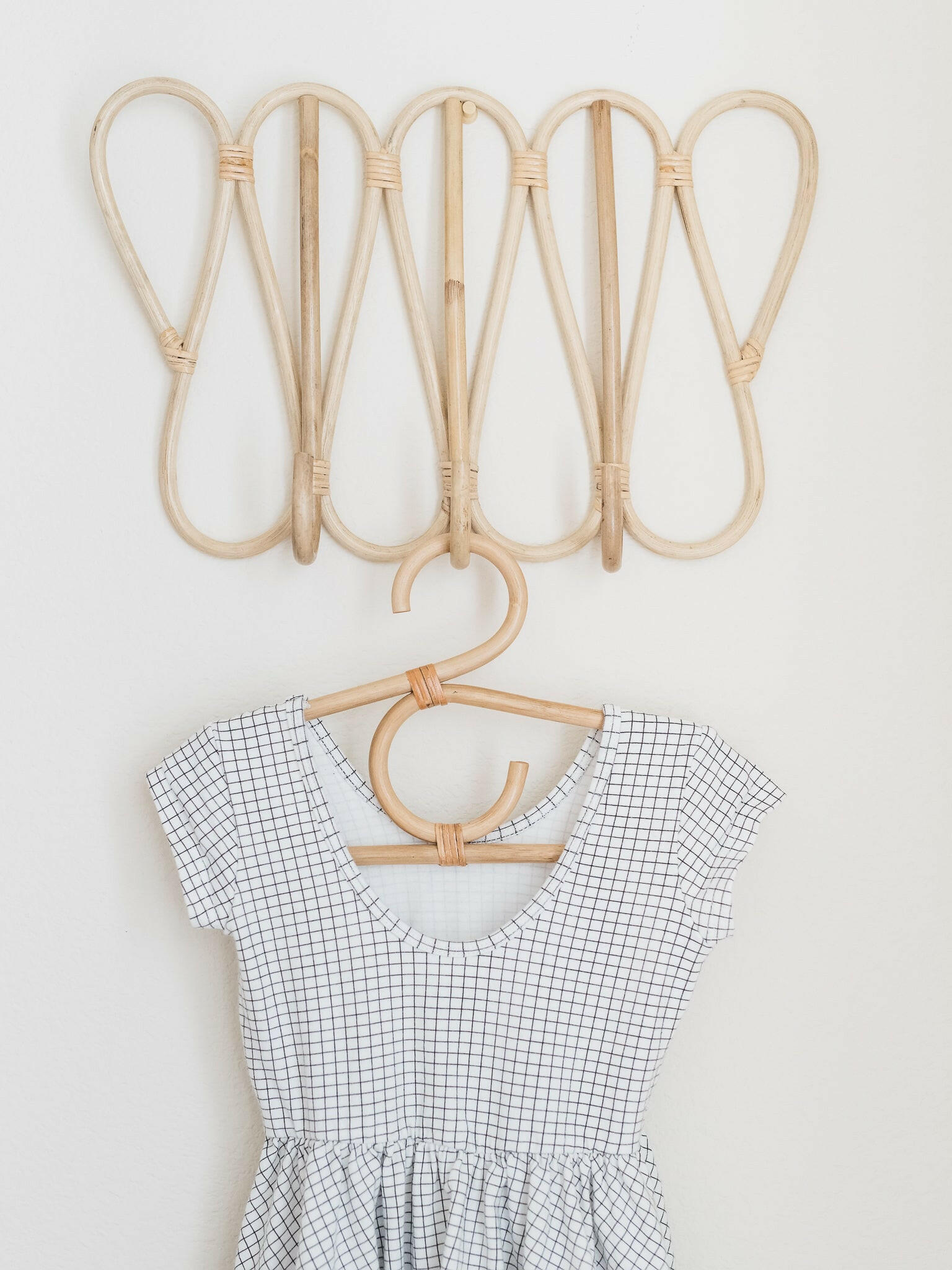 Rattan Childrens Hangers Organization Ellie & Becks Co.