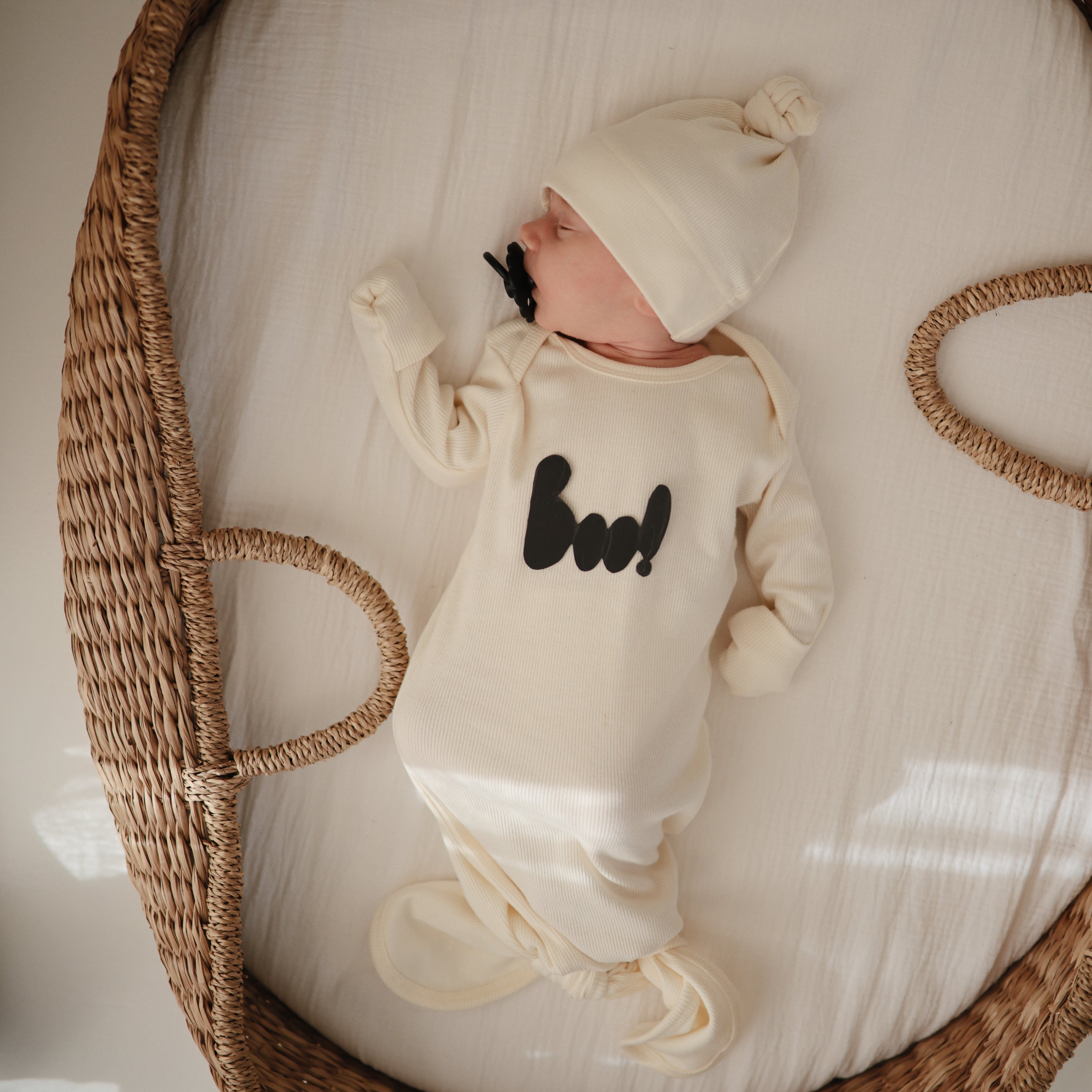 Ribbed Baby Beanie Baby Clothes Mushie