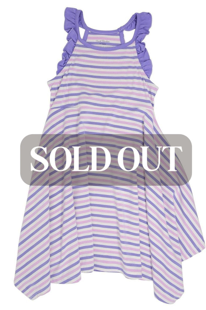 Emma's Racerback Dress - Purple/Orchid Stripe
