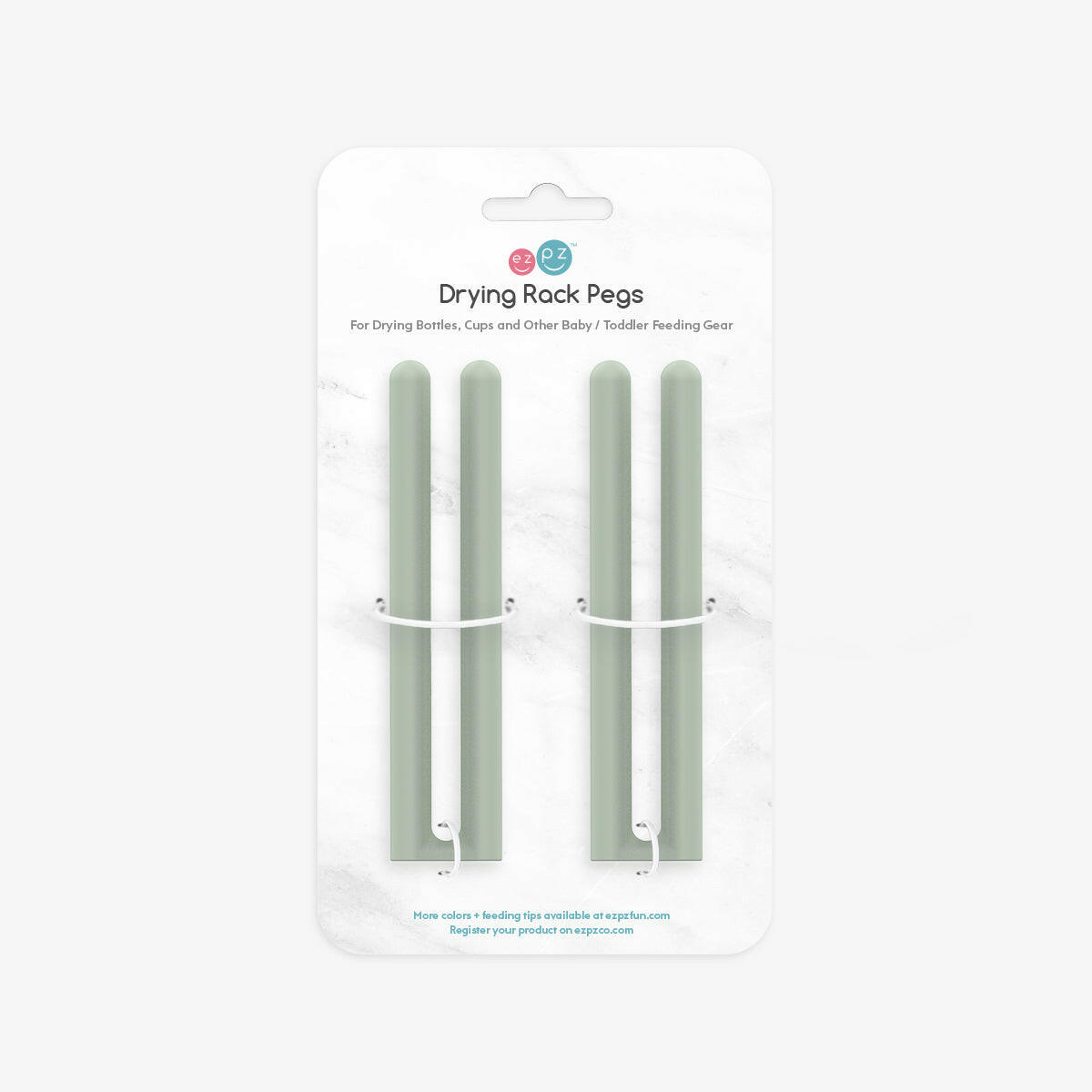 Drying Rack Pegs Retail ezpz Sage