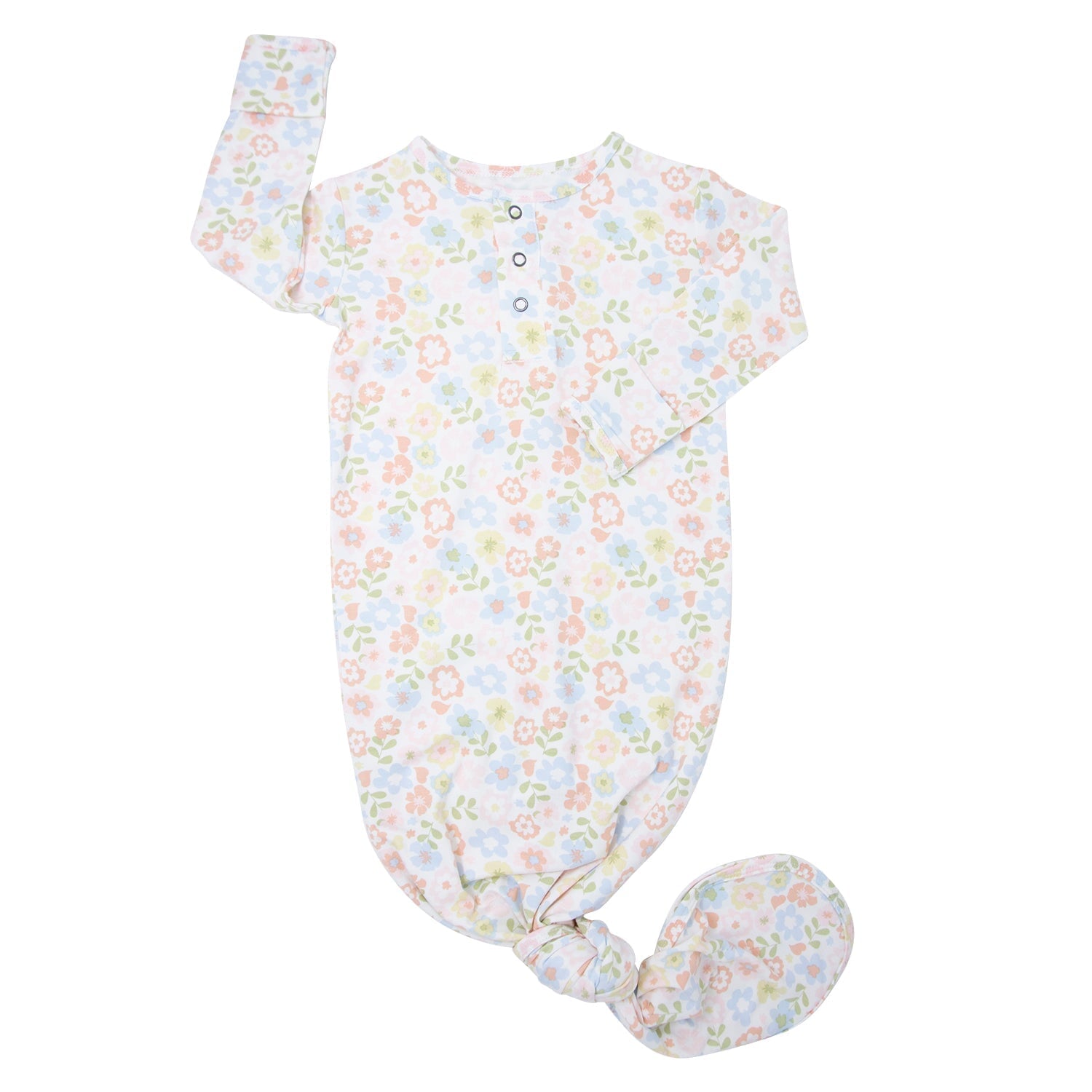 Knotted Gown - Pretty Pansy