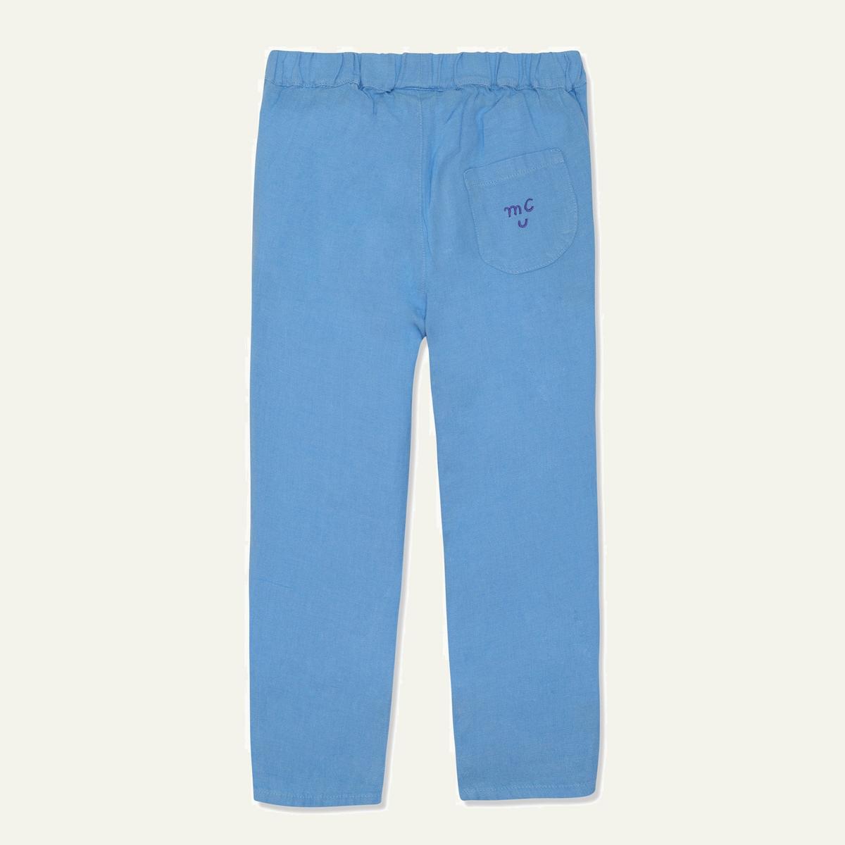 Della Blue Linen Kid Pants - Della Blue
