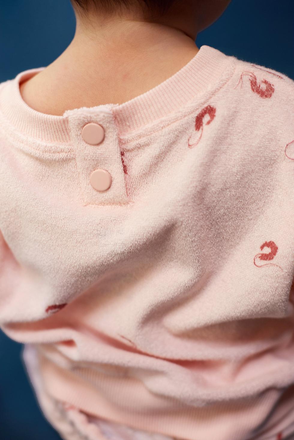 Baby Terry Sweatshirt - Pink - FINAL SALE