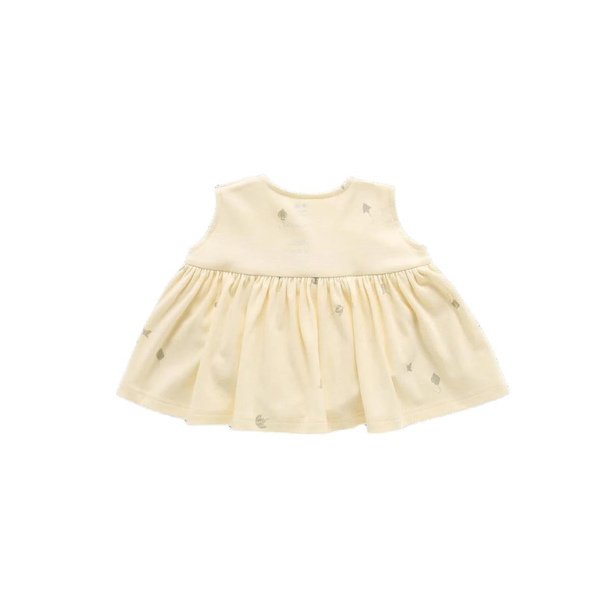 Baby Fit & Flare Dress - Cream