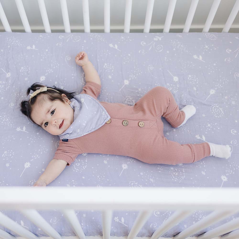 Fairy Dust Oh So Soft Muslin Crib Sheet Crib Sheet Bebe au Lait