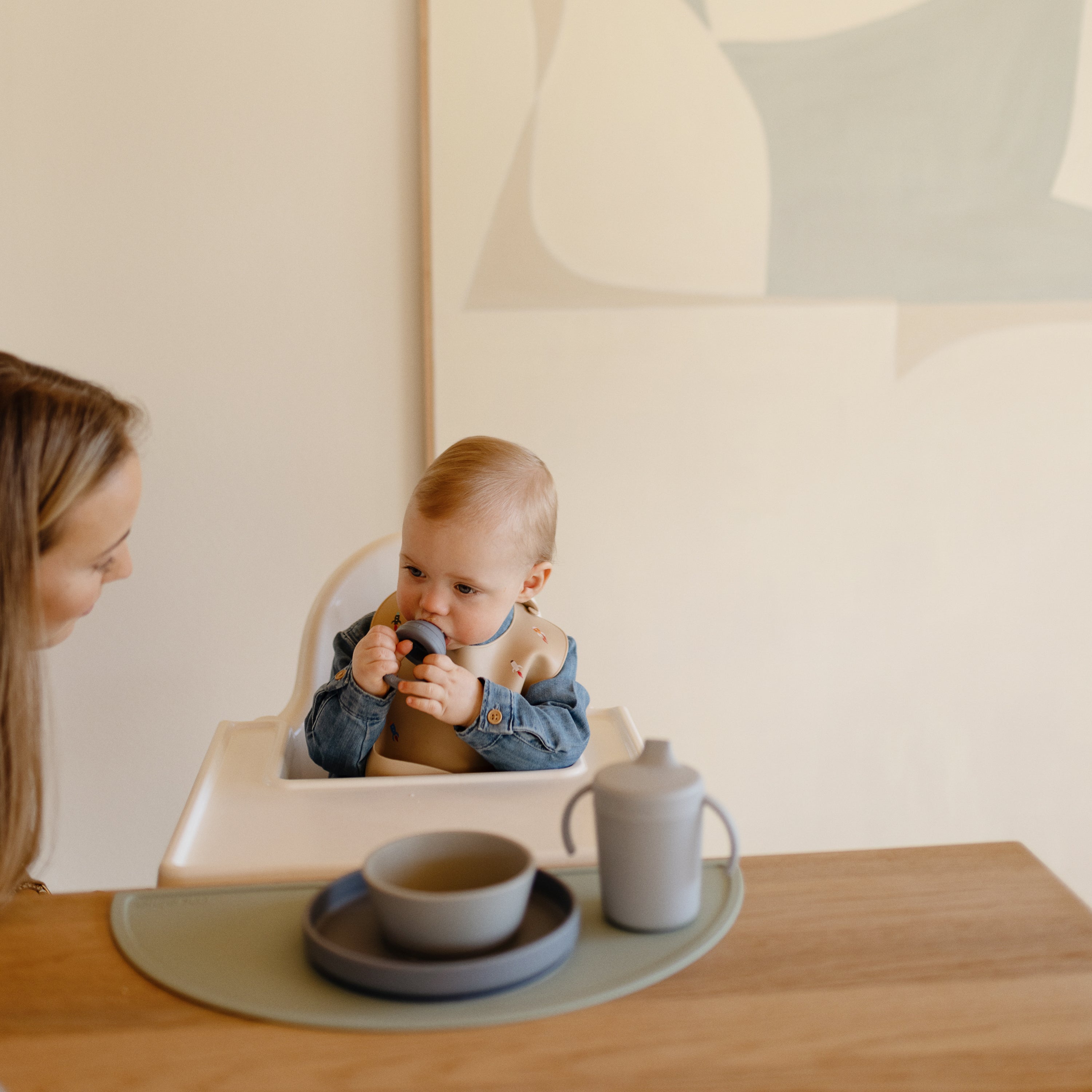 Silicone Suction Bowl silicone tableware Mushie