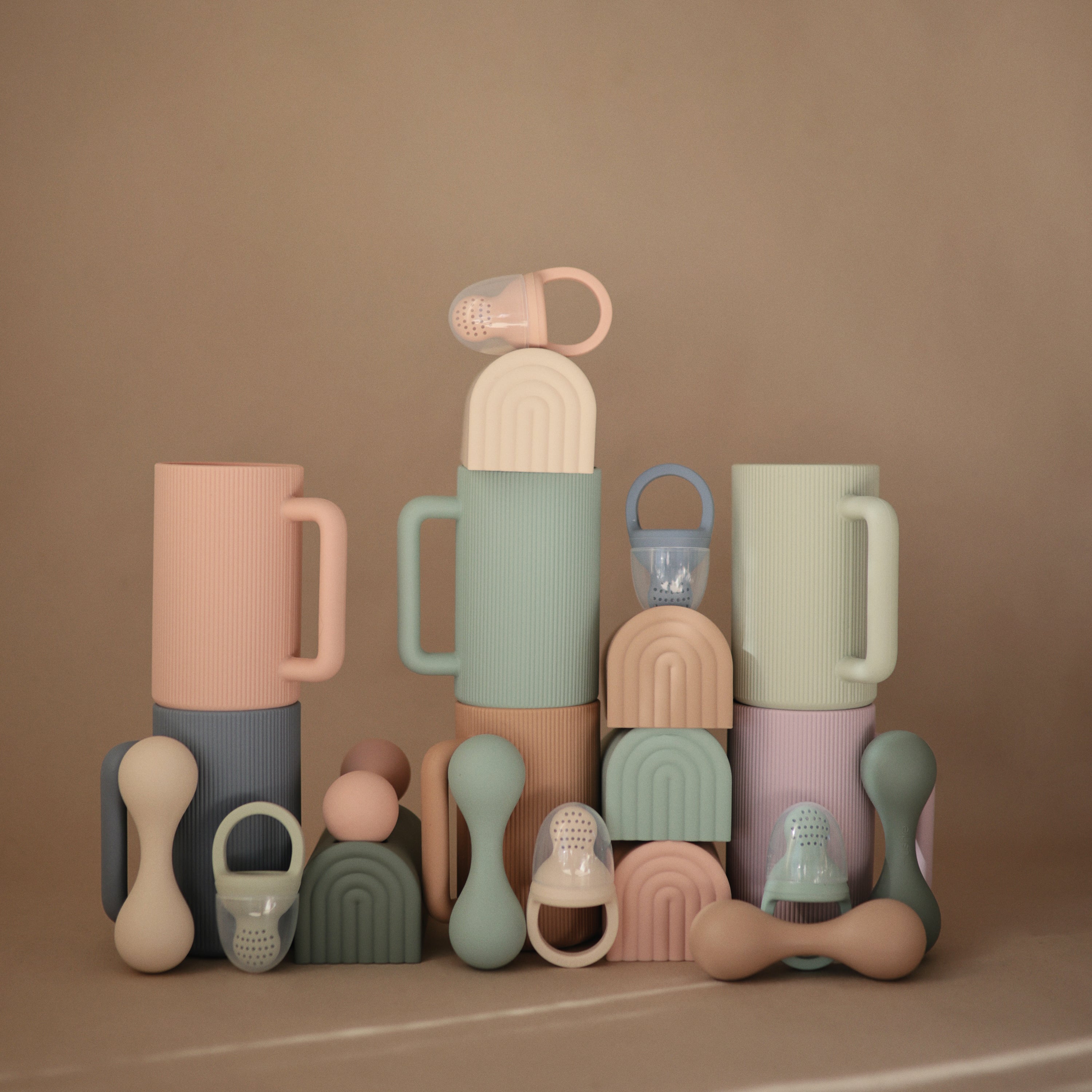 Silicone Baby Rattle Toy toys Mushie