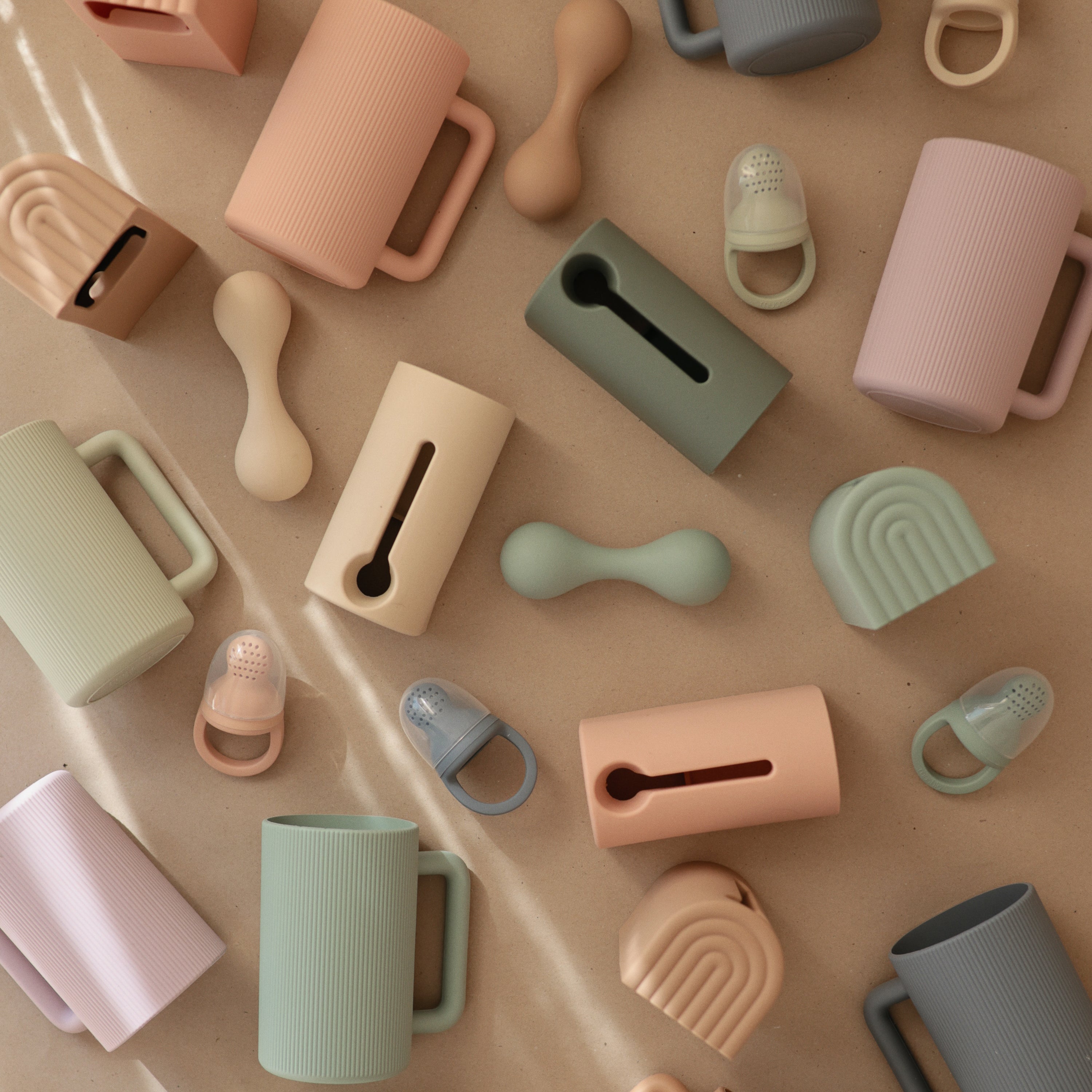 Silicone Baby Rattle Toy toys Mushie