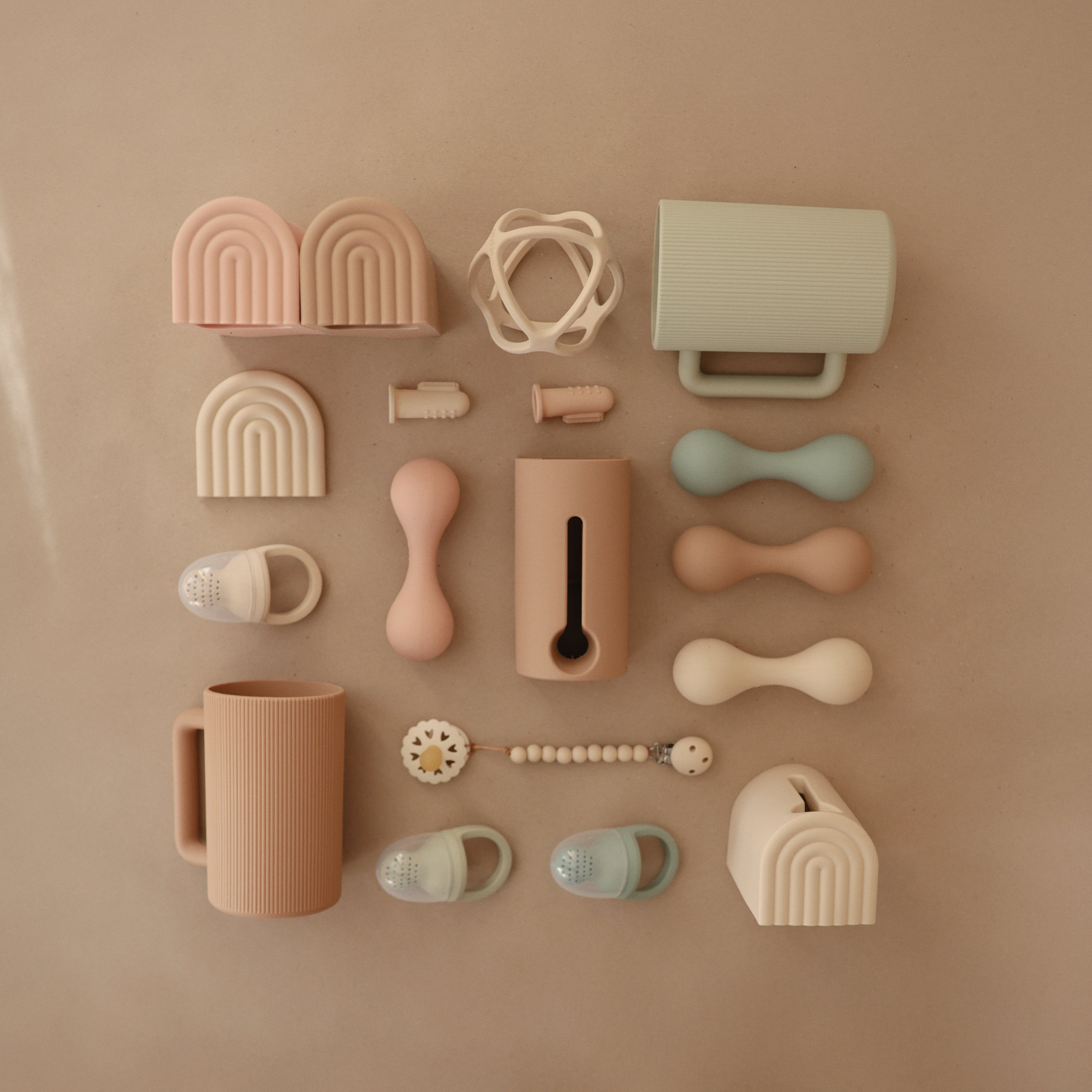 Silicone Baby Rattle Toy toys Mushie