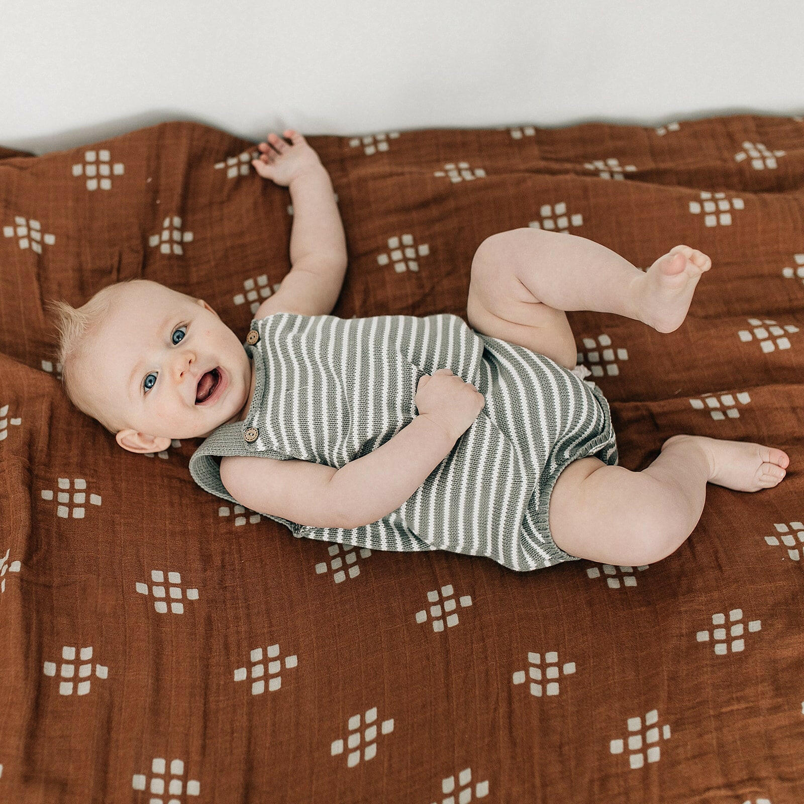 Chestnut Textiles Muslin Swaddle Blanket  Mebie Baby