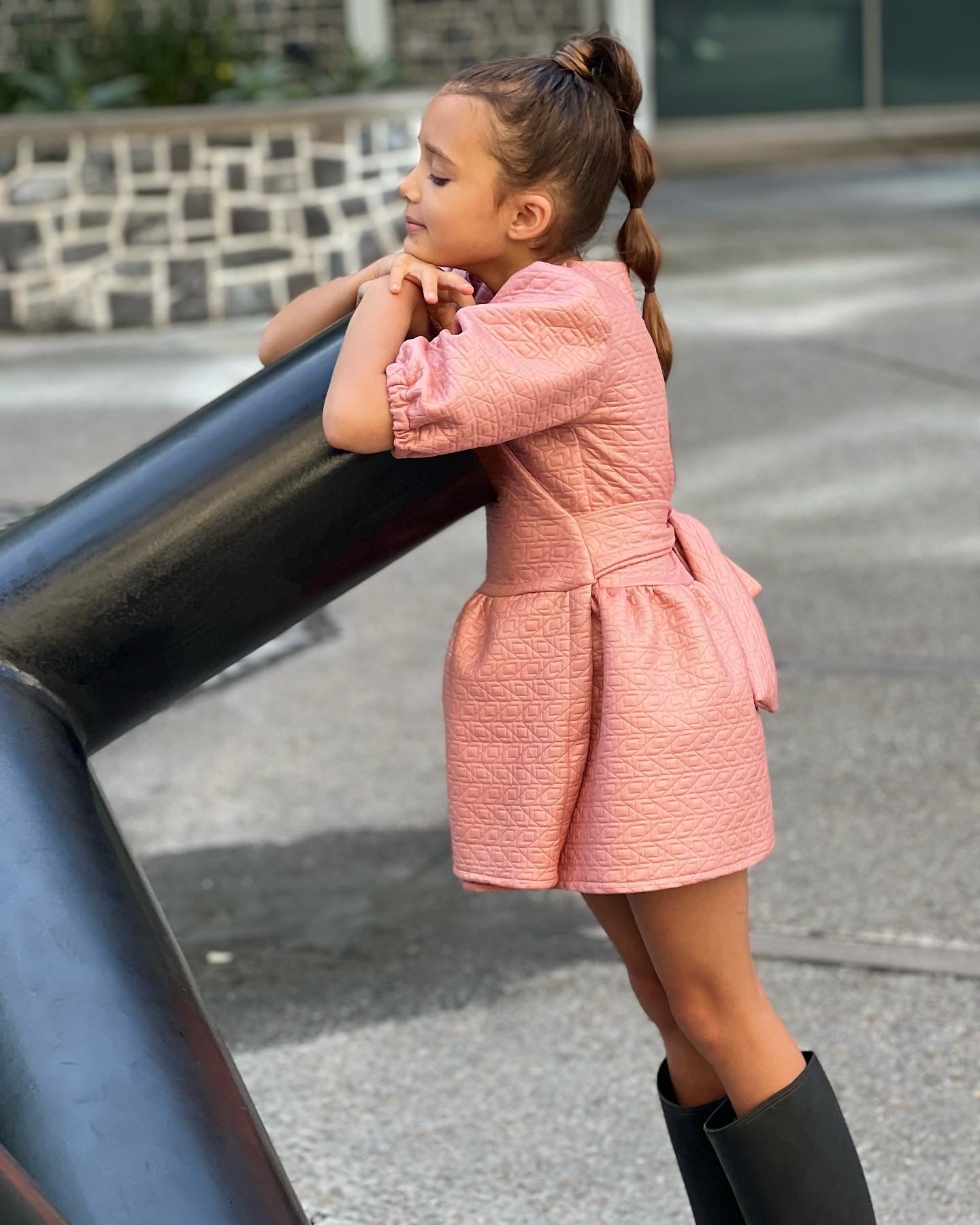 Pink Wrap Dress - Pink