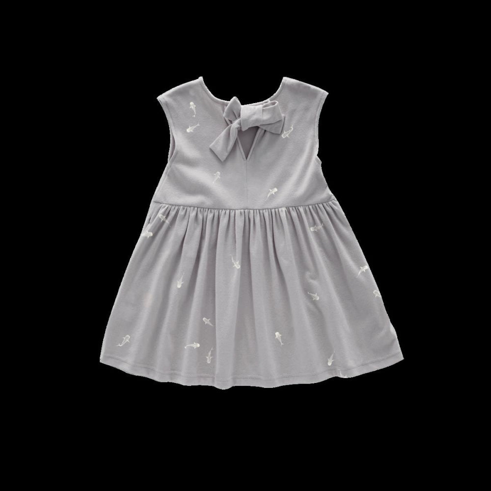 Fit & Flare Jersey Dress - Grey