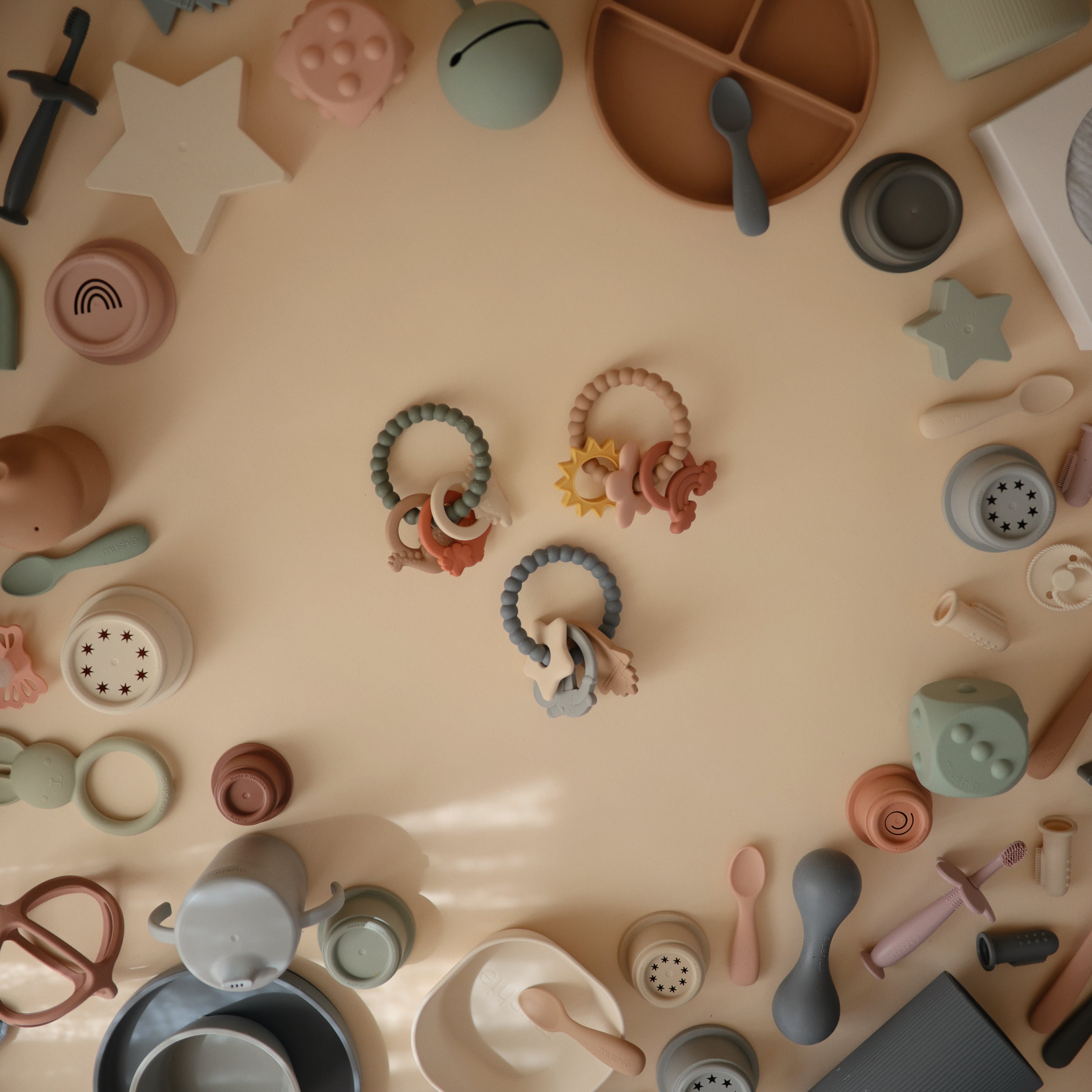 Space Teething Ring teether Mushie