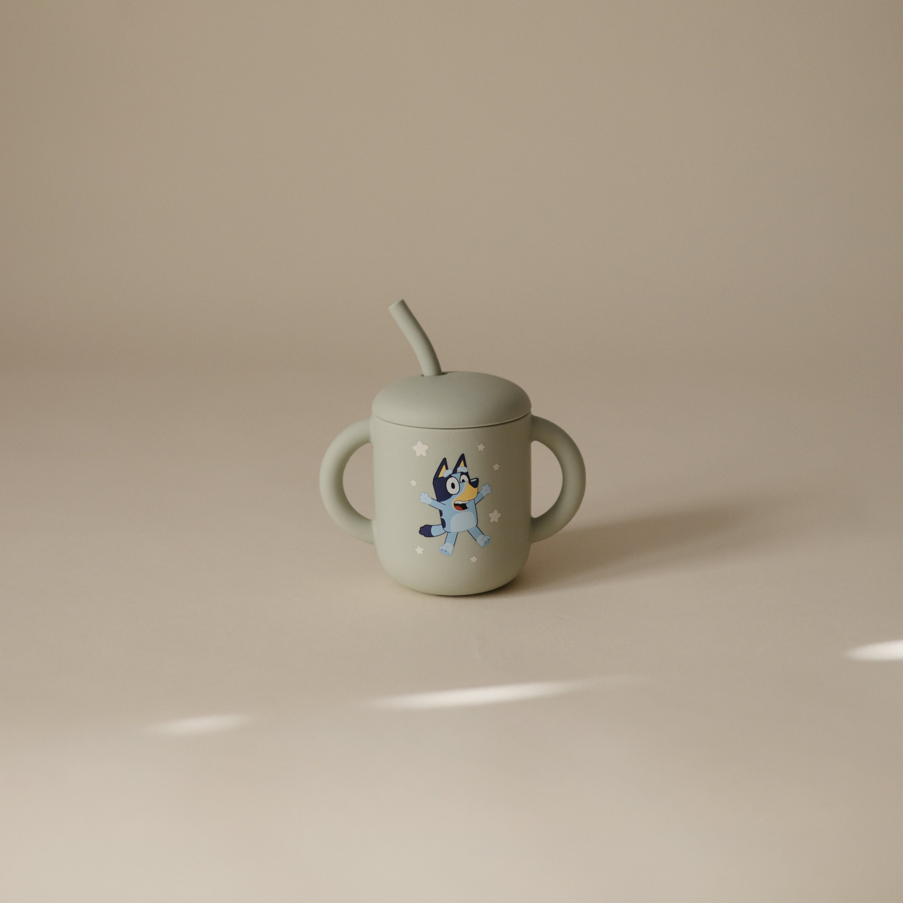 Bluey x Mushie Silicone Training Cup + Straw