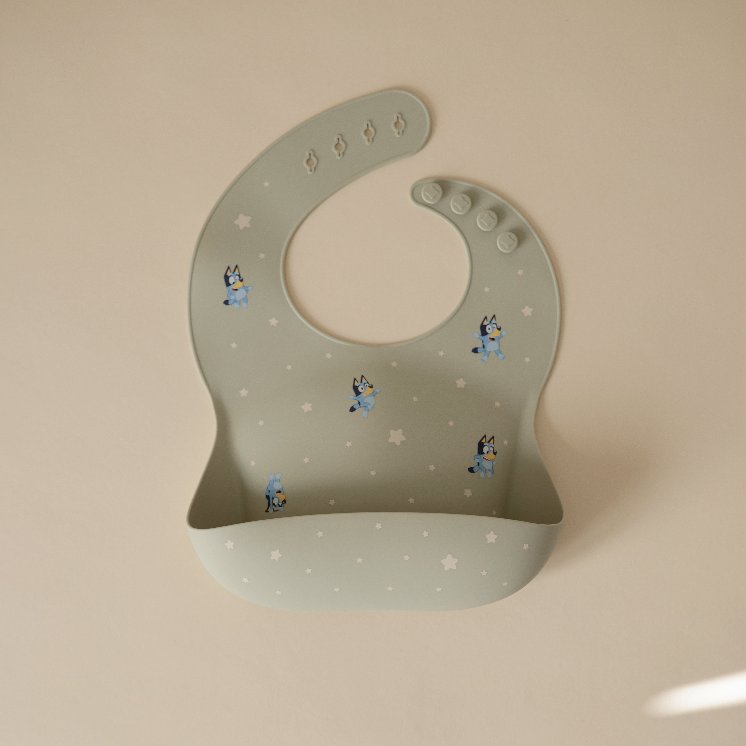 Bluey x Mushie Silicone Baby Bib