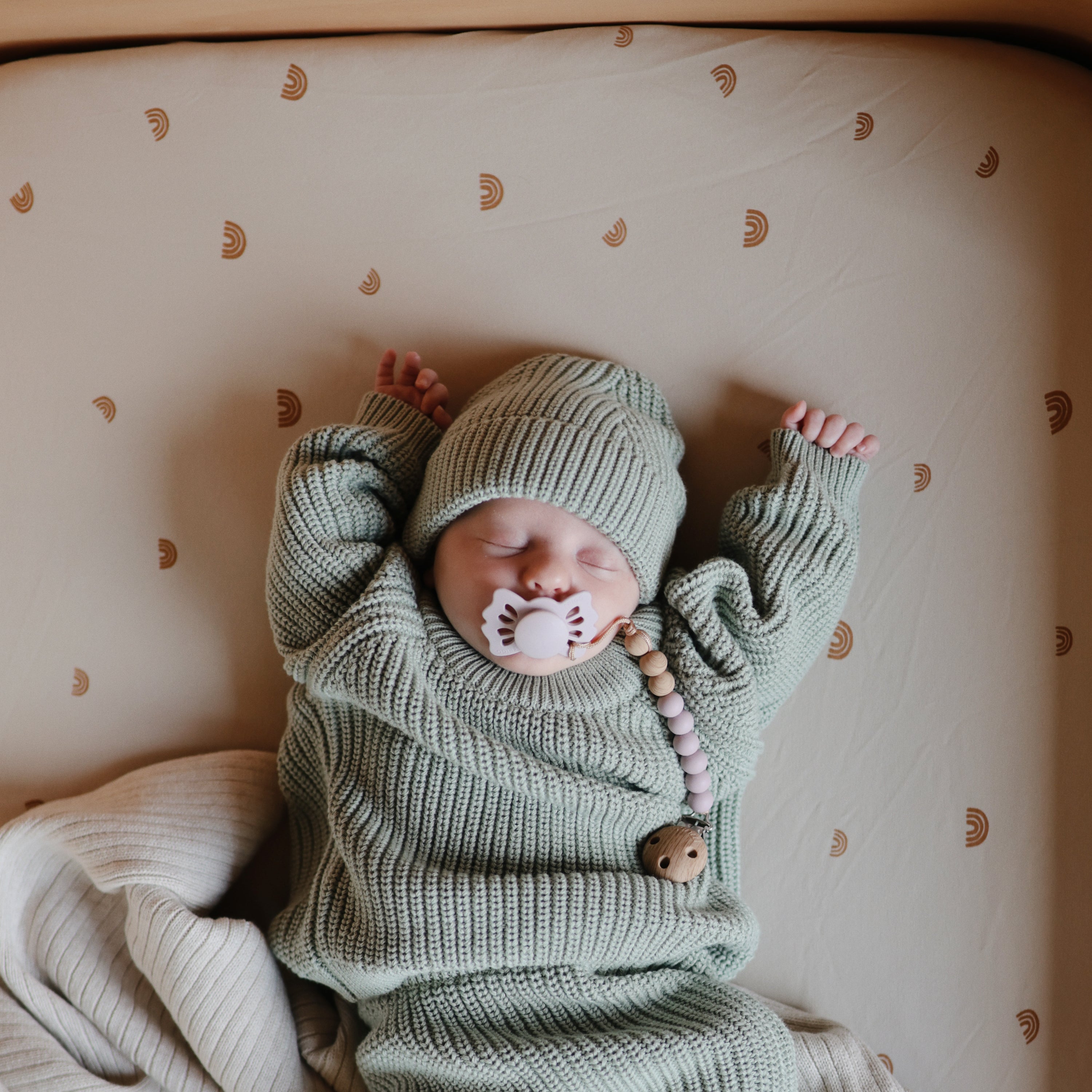 Stretchy MINI Crib Sheet crib sheets Mushie