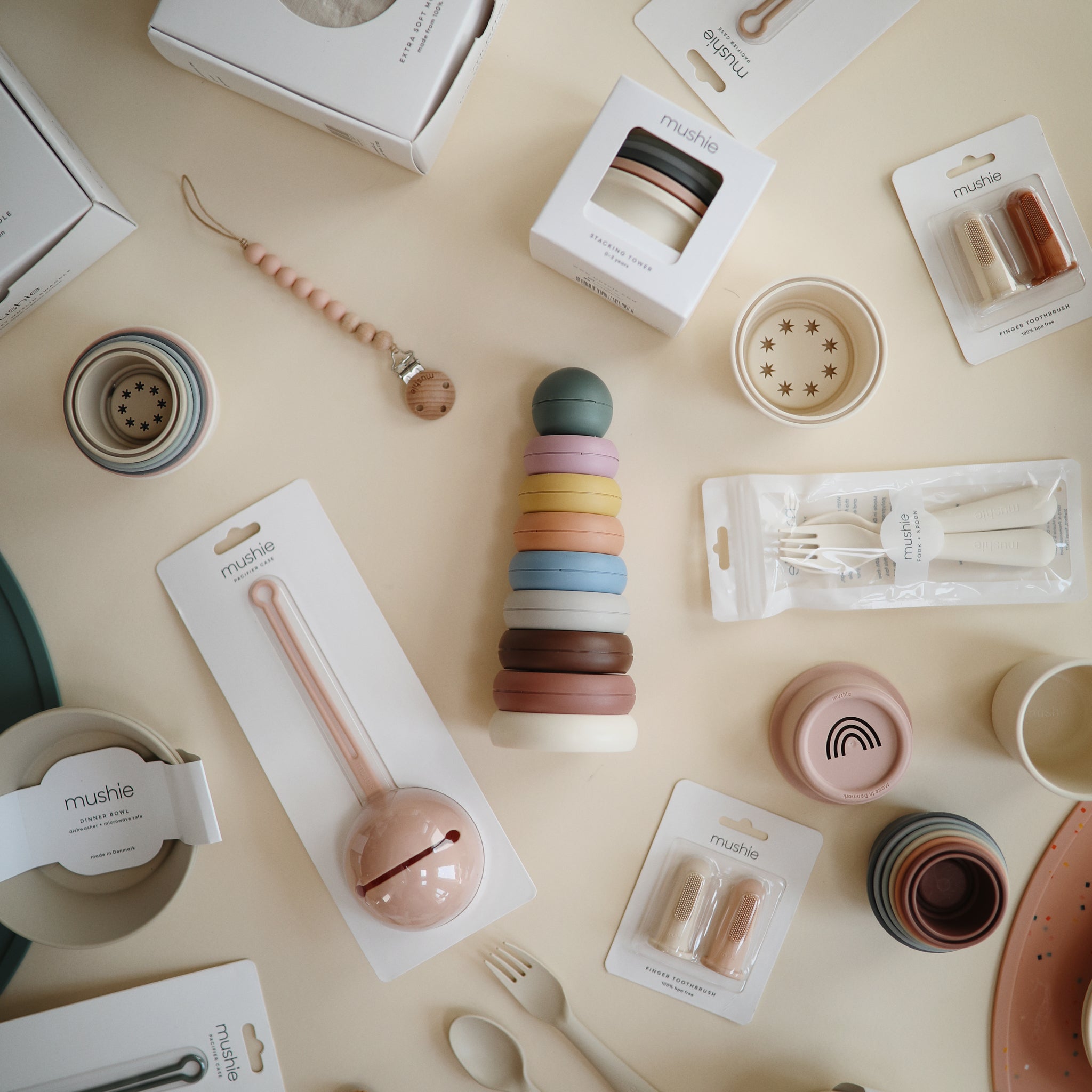 Stacking Rings Toy toys Mushie