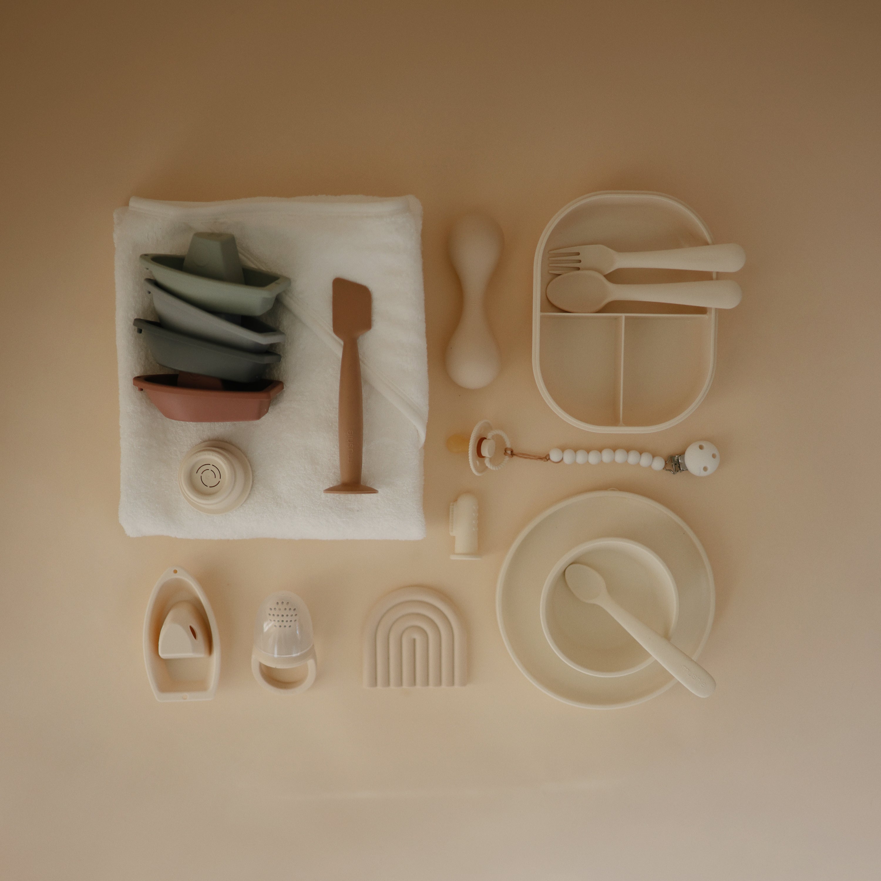 Silicone Baby Rattle Toy toys Mushie